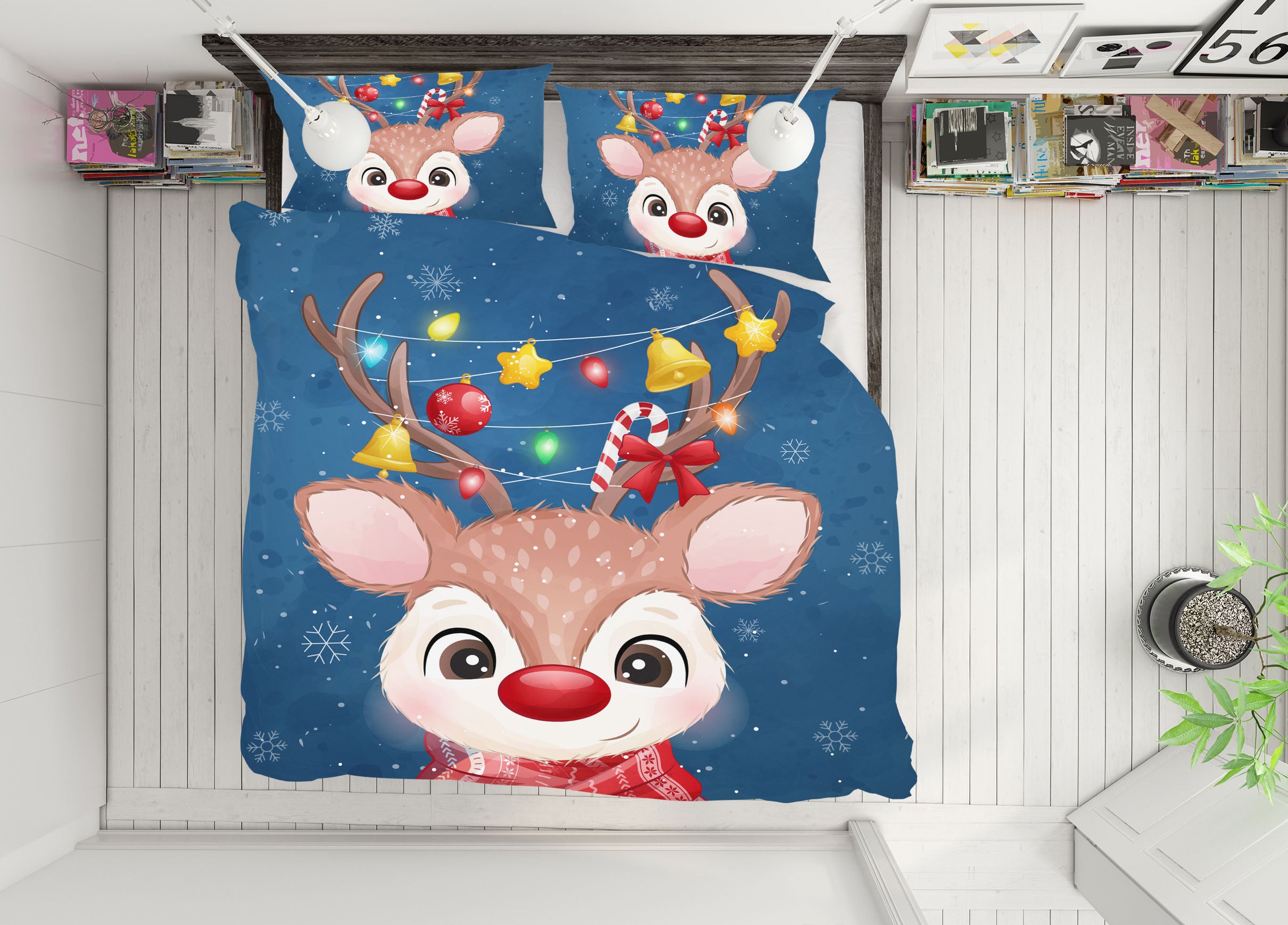 3D Deer 61115 Bed Pillowcases Quilt