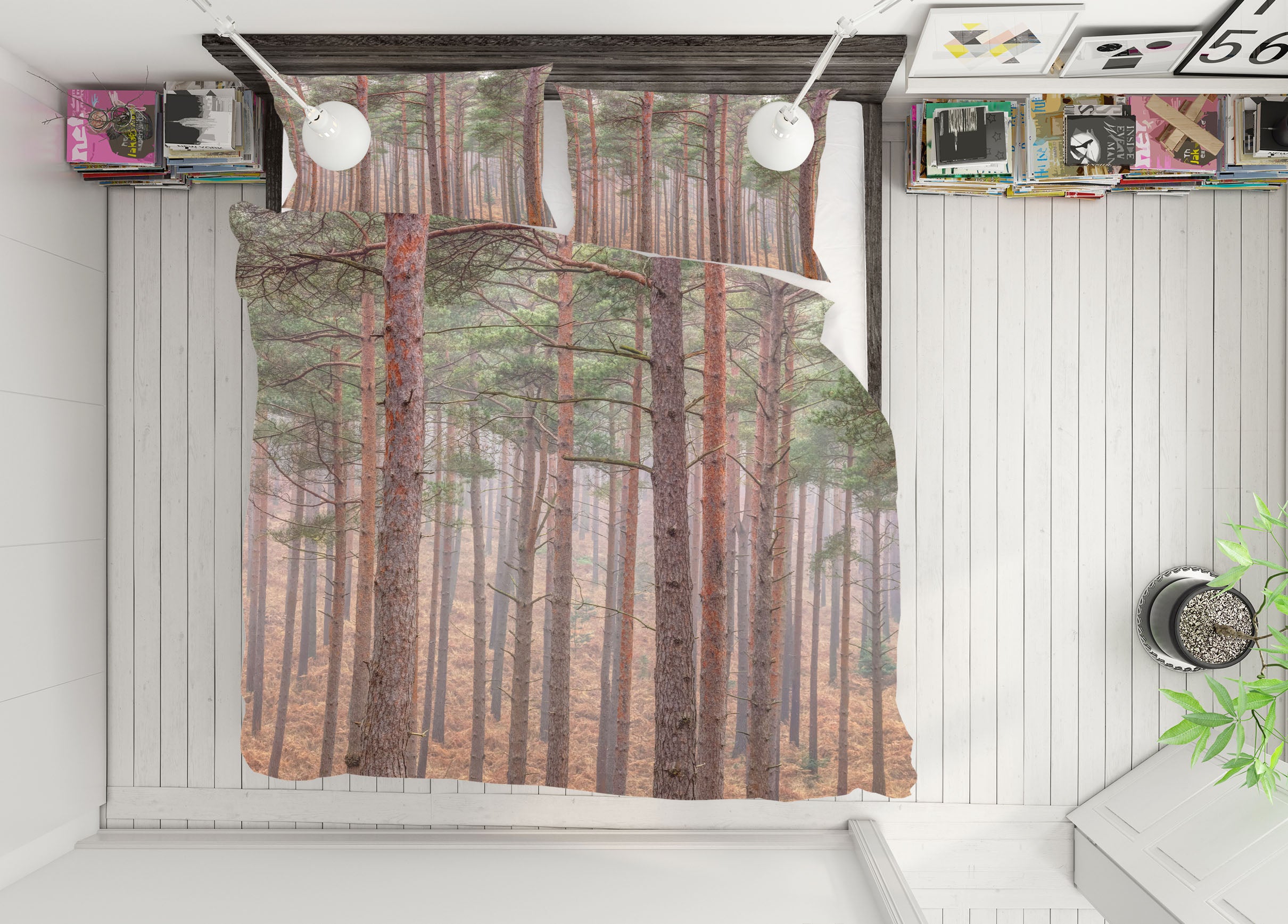 3D Forest 85133 Assaf Frank Bedding Bed Pillowcases Quilt