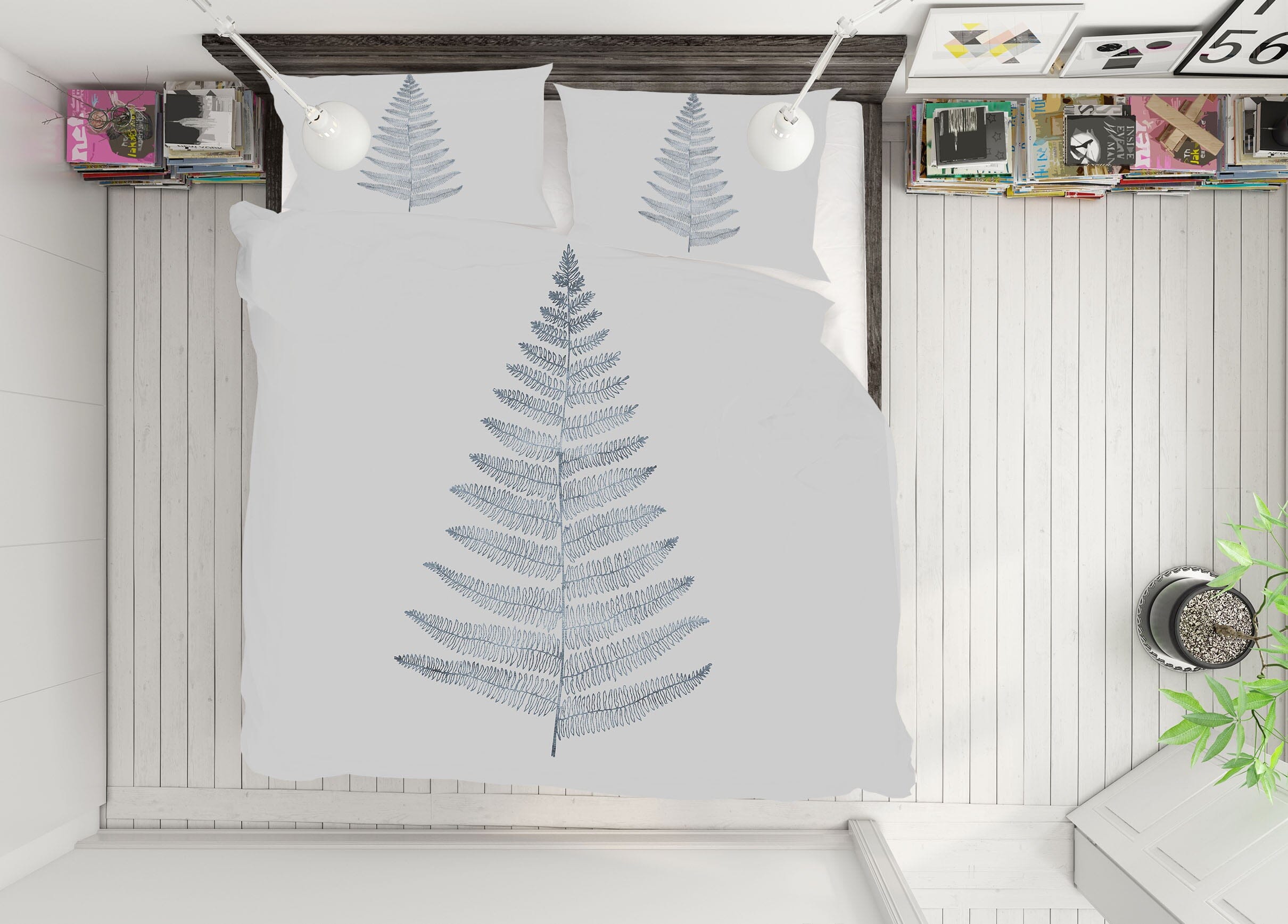 3D Cypress Leaves 118 Boris Draschoff Bedding Bed Pillowcases Quilt Quiet Covers AJ Creativity Home