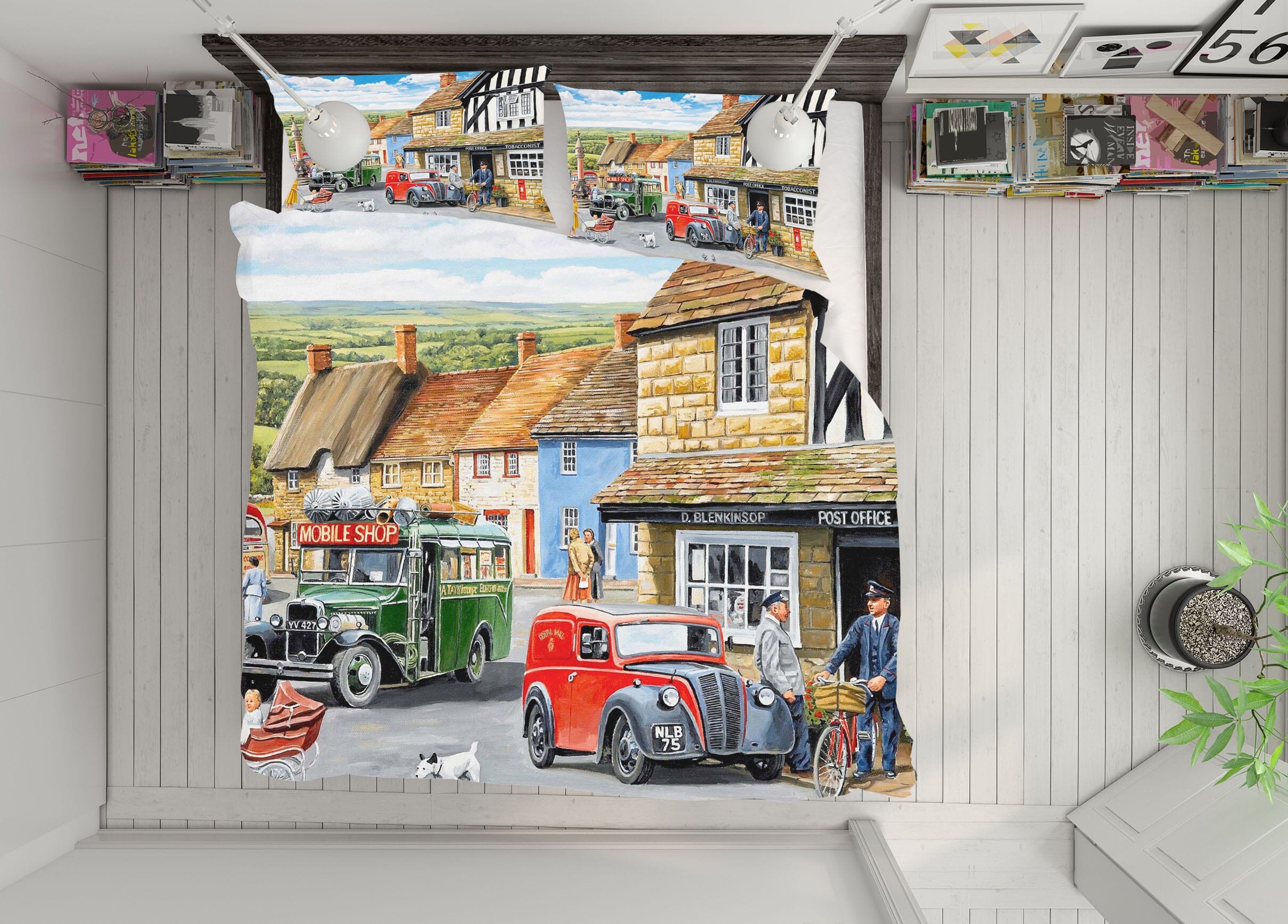 3D The Post Office 2065 Trevor Mitchell bedding Bed Pillowcases Quilt Quiet Covers AJ Creativity Home