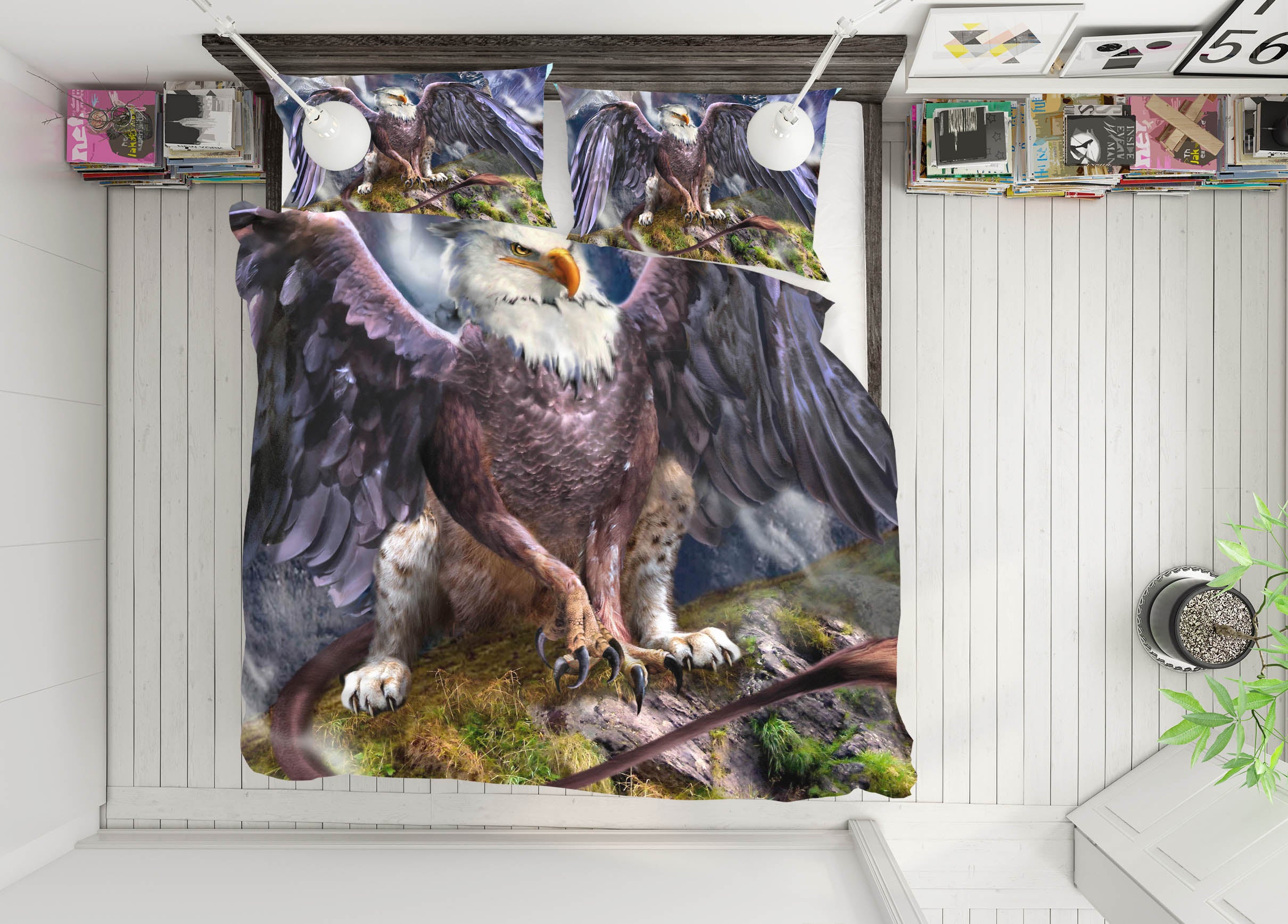 3D Eagle Wings 8344 Ruth Thompson Bedding Bed Pillowcases Quilt Cover Duvet Cover