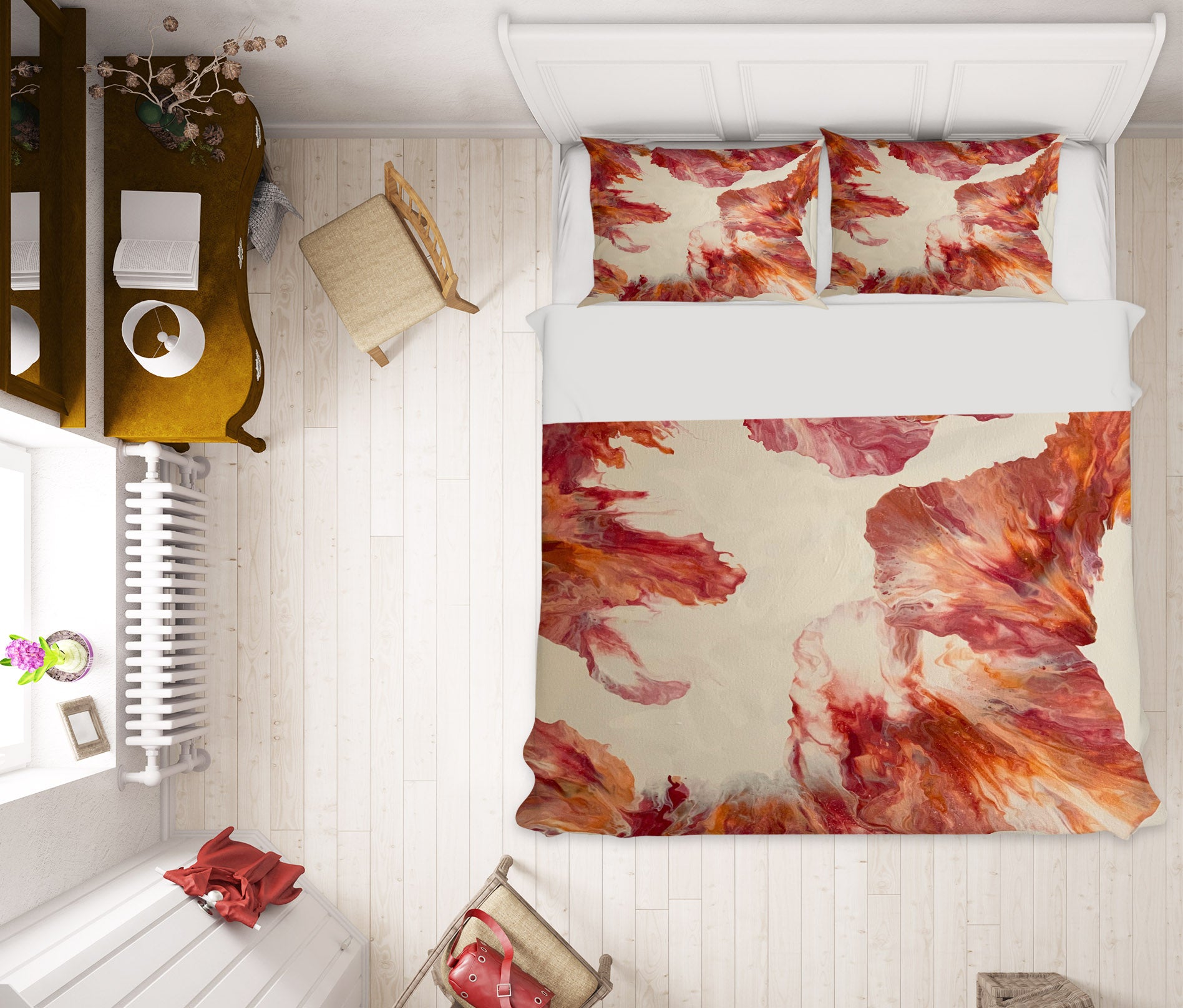 3D Red Light Brown 40049 Valerie Latrice Bedding Bed Pillowcases Quilt