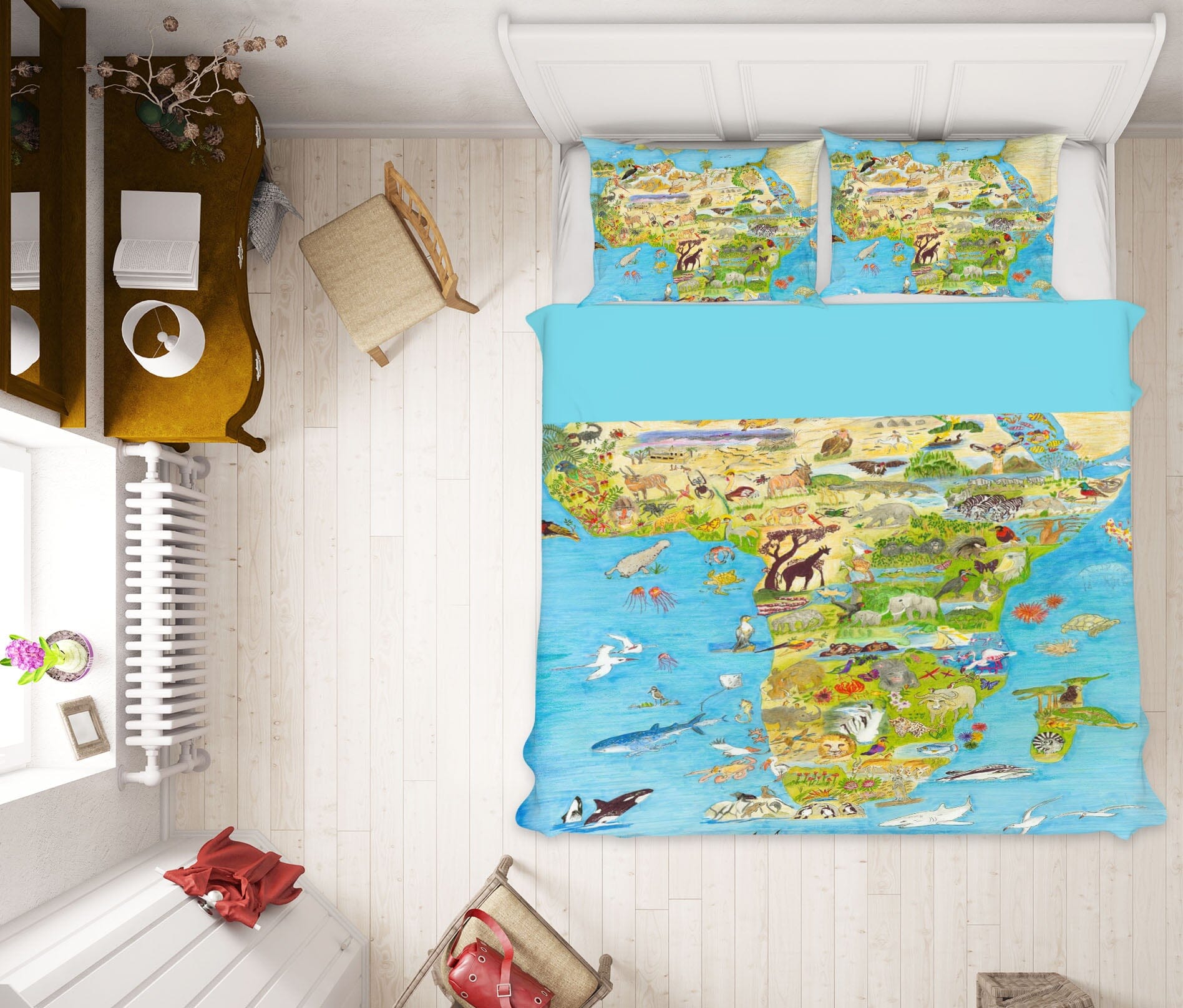 3D Africa Animal Pattern 018 Michael Sewell Bedding Bed Pillowcases Quilt Quiet Covers AJ Creativity Home