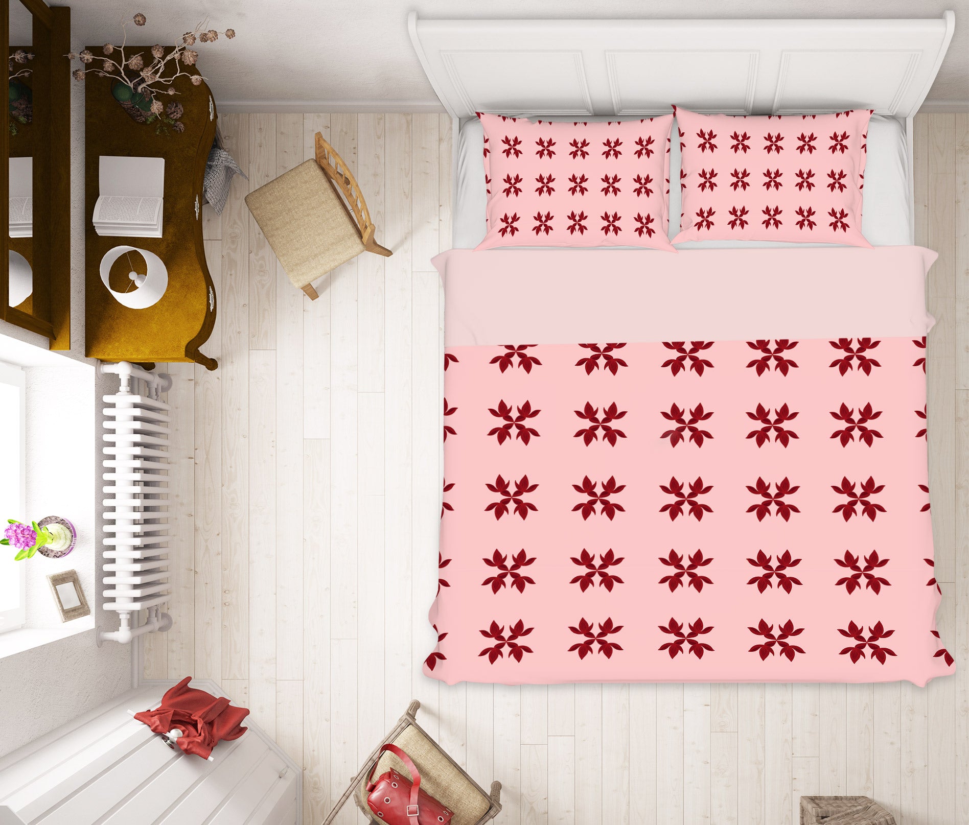 3D Red Pattern 109114 Kashmira Jayaprakash Bedding Bed Pillowcases Quilt