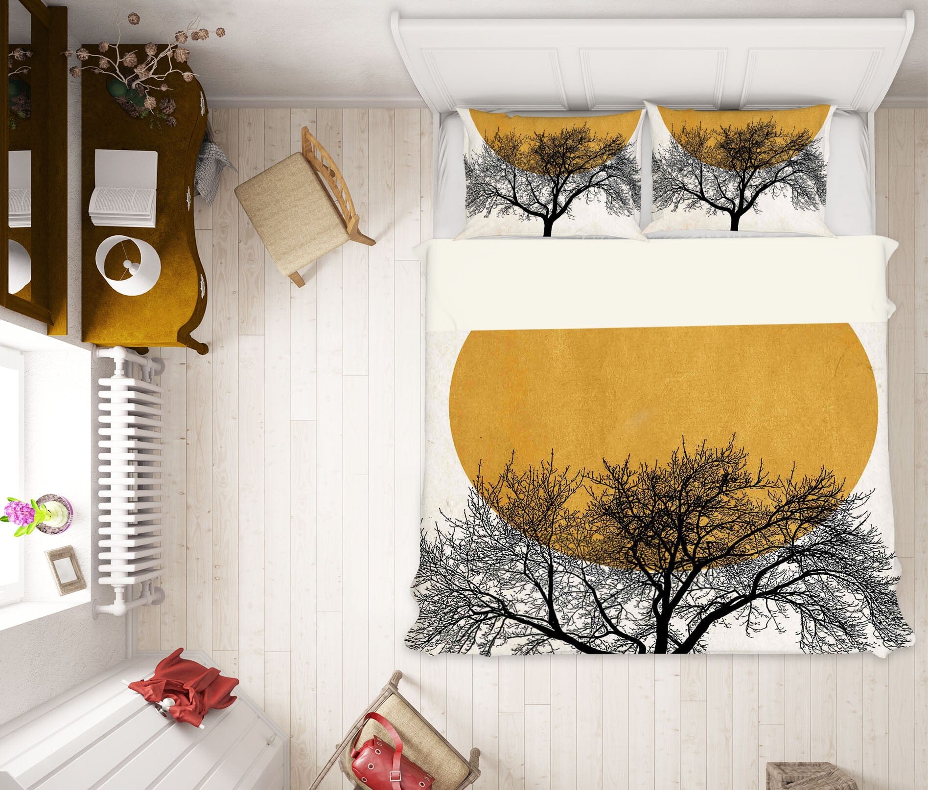 3D Forest Sunset 2128 Boris Draschoff Bedding Bed Pillowcases Quilt Quiet Covers AJ Creativity Home