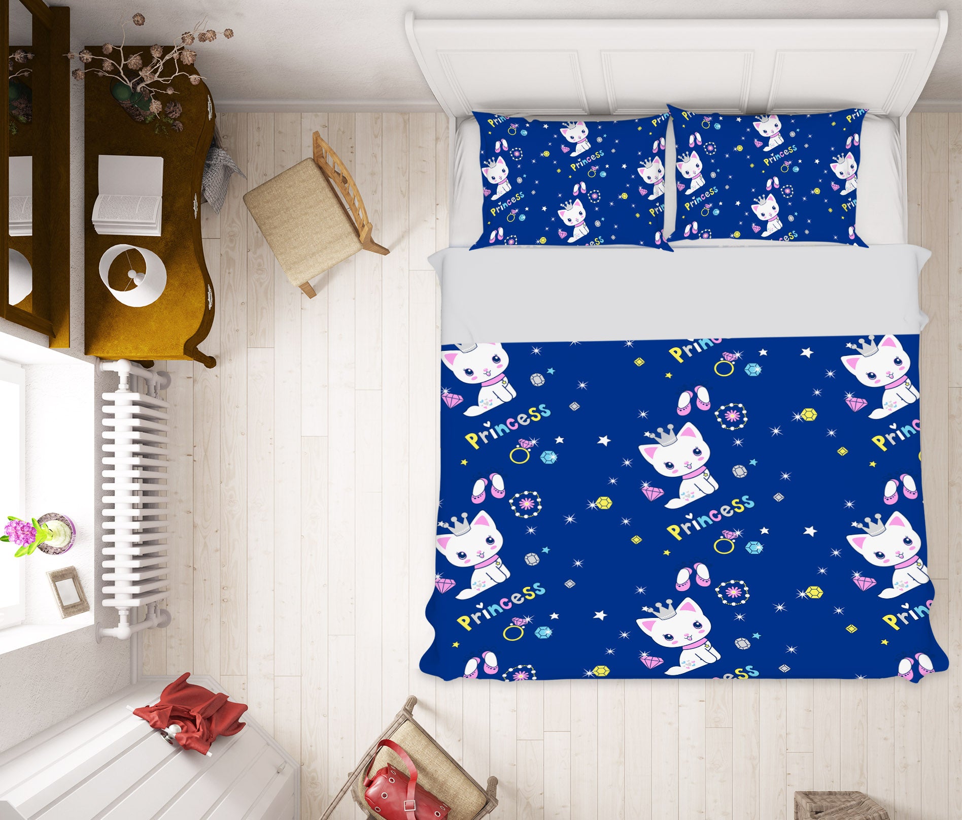 3D Cat Pattern 61100 Bed Pillowcases Quilt