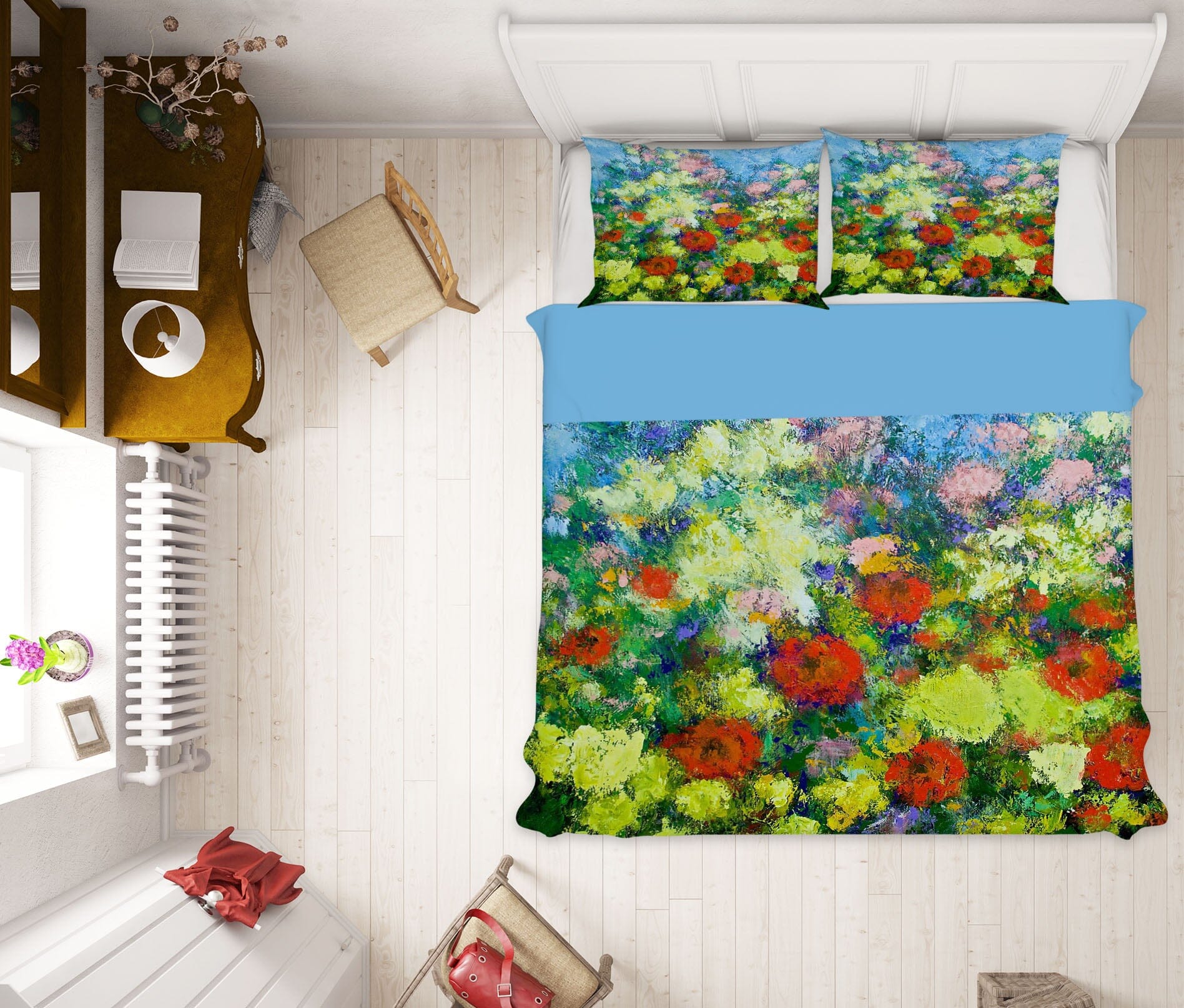 3D Garden Shower 1070 Allan P. Friedlander Bedding Bed Pillowcases Quilt Quiet Covers AJ Creativity Home