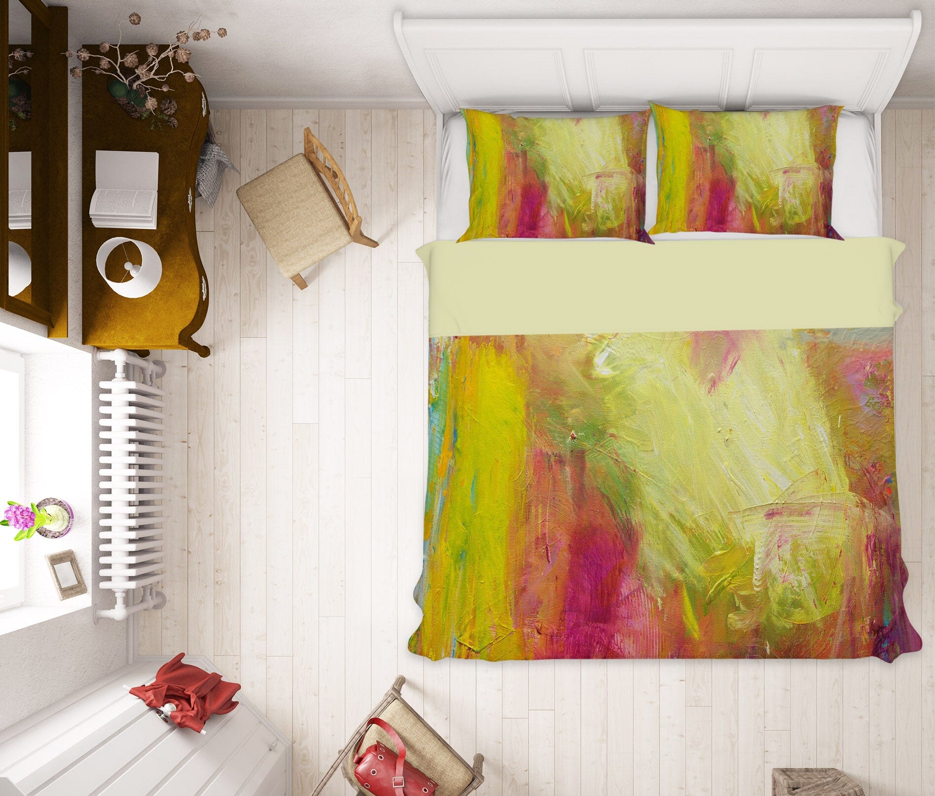 3D Color Graffiti 117 Allan P. Friedlander Bedding Bed Pillowcases Quilt Quiet Covers AJ Creativity Home