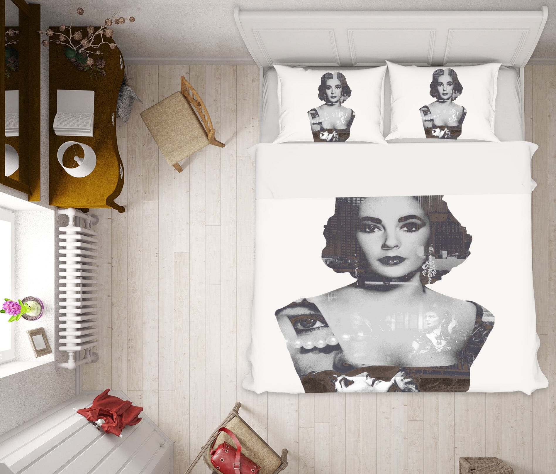 3D Curly Girl 2004 Marco Cavazzana Bedding Bed Pillowcases Quilt Quiet Covers AJ Creativity Home