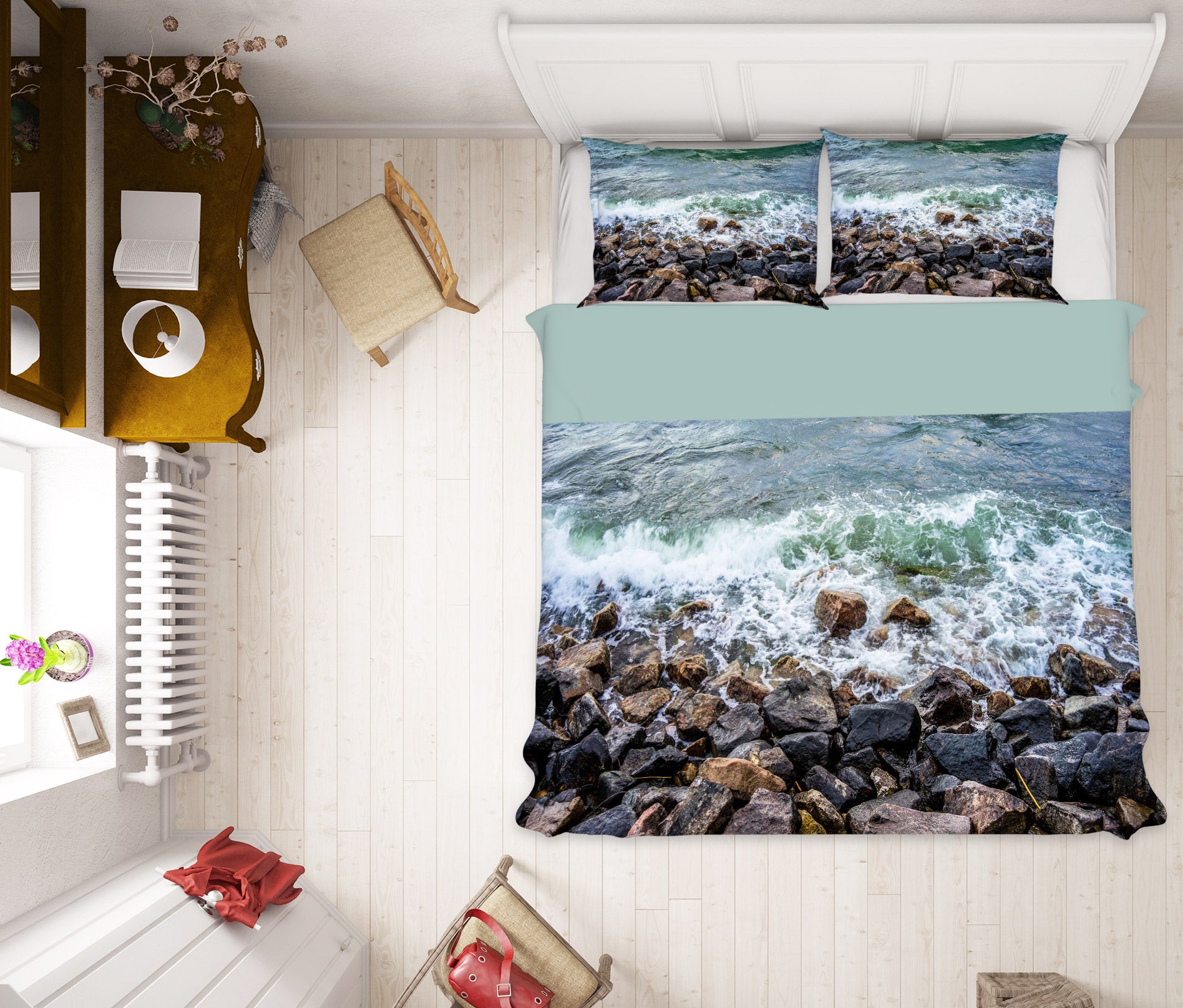 3D Stone 59176 Bed Pillowcases Quilt