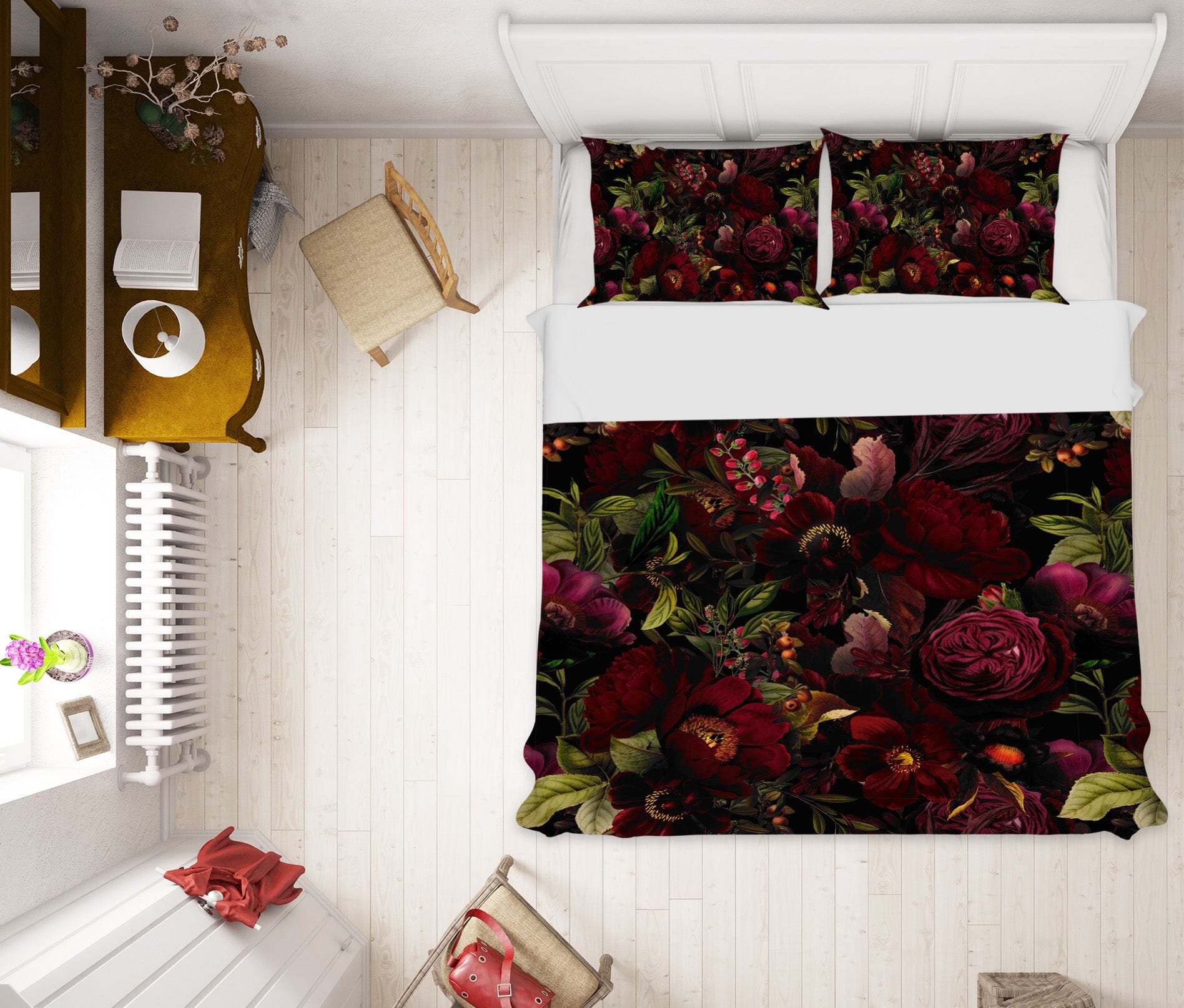 3D Vintage Flower 186 Uta Naumann Bedding Bed Pillowcases Quilt Quiet Covers AJ Creativity Home