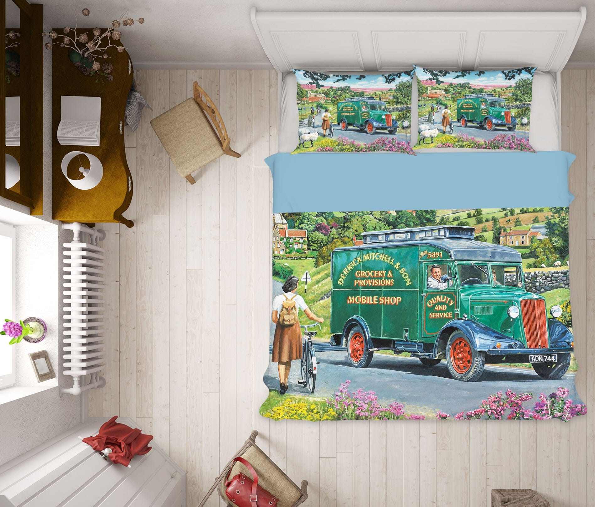 3D Over Hill And Dale 2043 Trevor Mitchell bedding Bed Pillowcases Quilt Quiet Covers AJ Creativity Home