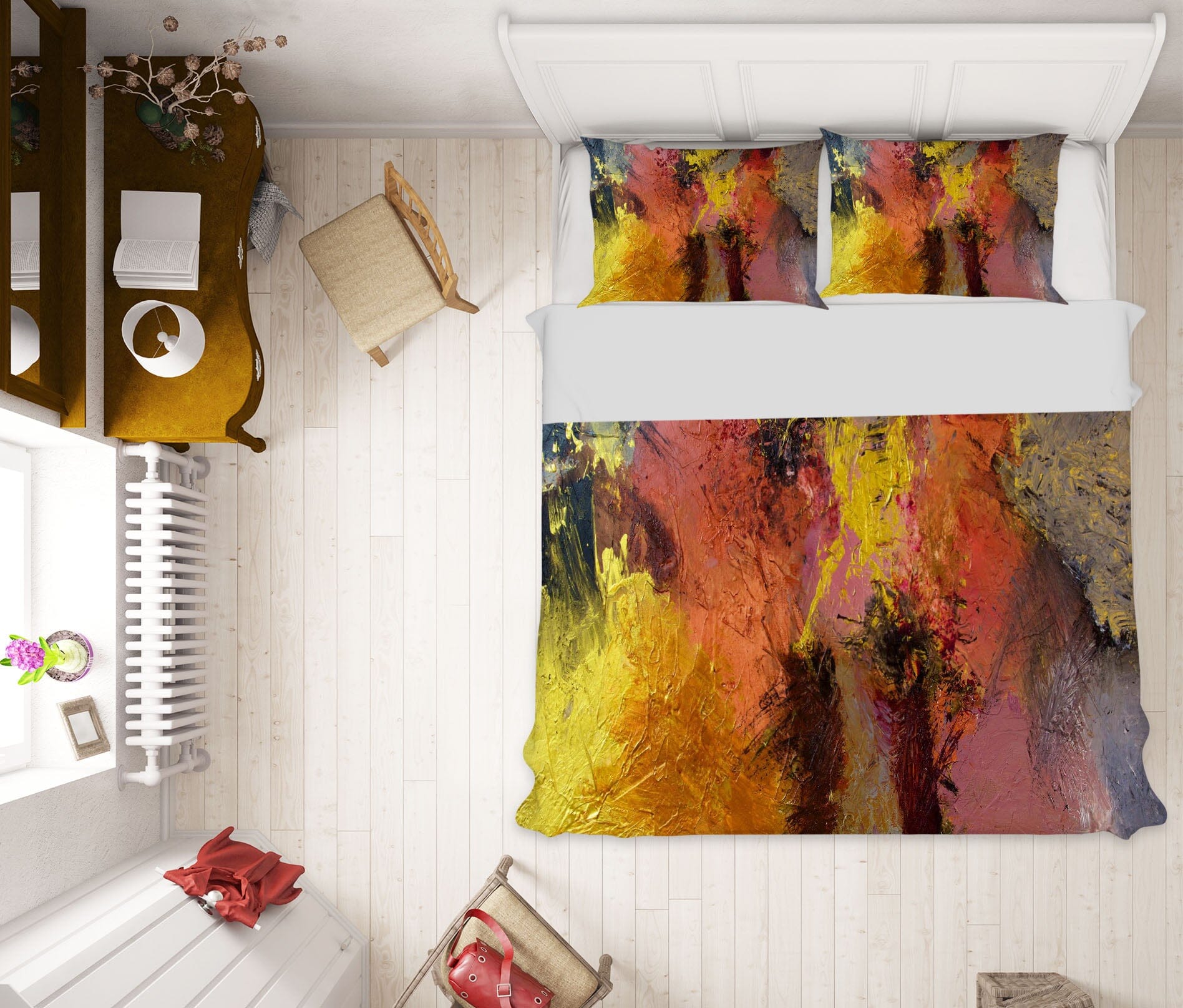 3D Fire Pattern 1093 Allan P. Friedlander Bedding Bed Pillowcases Quilt Quiet Covers AJ Creativity Home