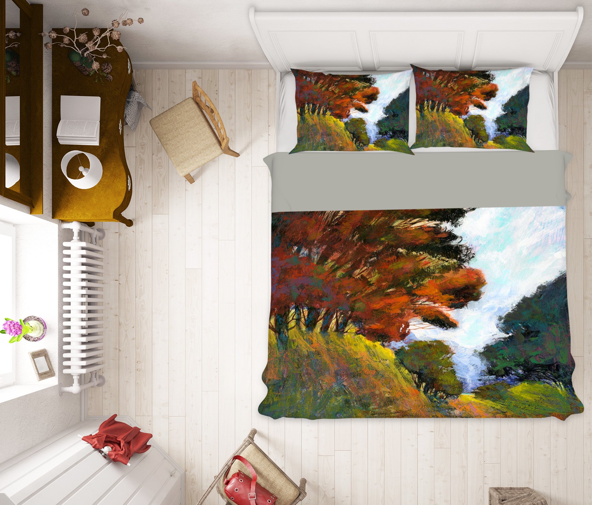 3D Maple Pattern 1013 Michael Tienhaara Bedding Bed Pillowcases Quilt