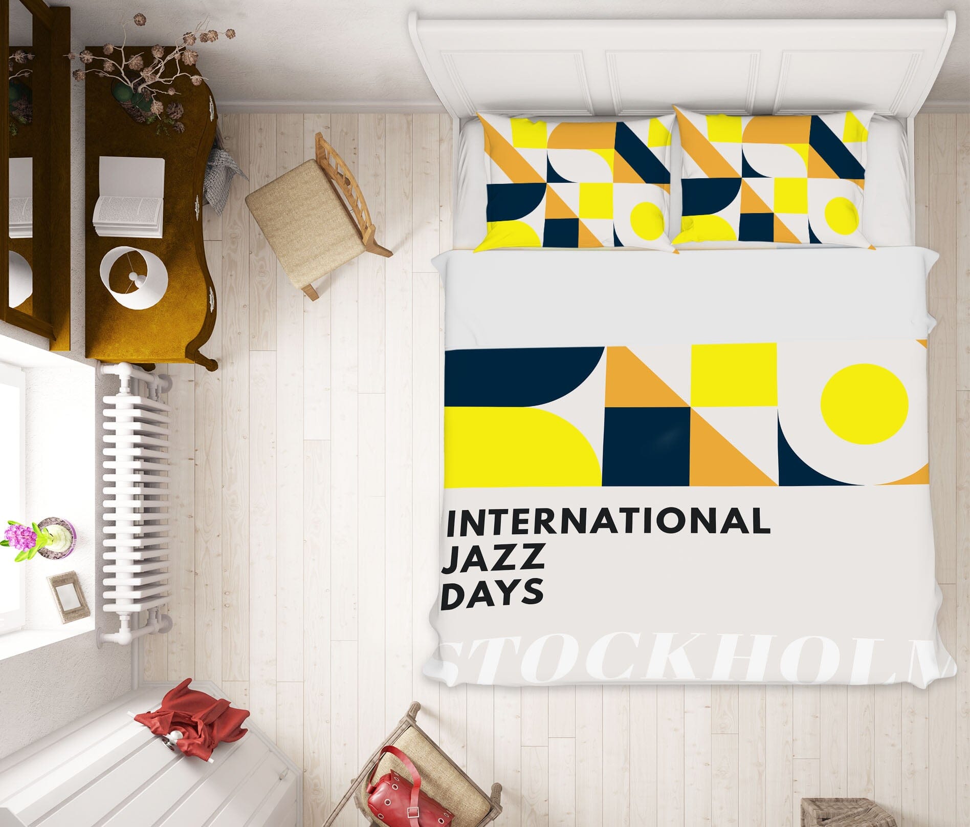 3D Yellow Graphics 164 Boris Draschoff Bedding Bed Pillowcases Quilt Quiet Covers AJ Creativity Home