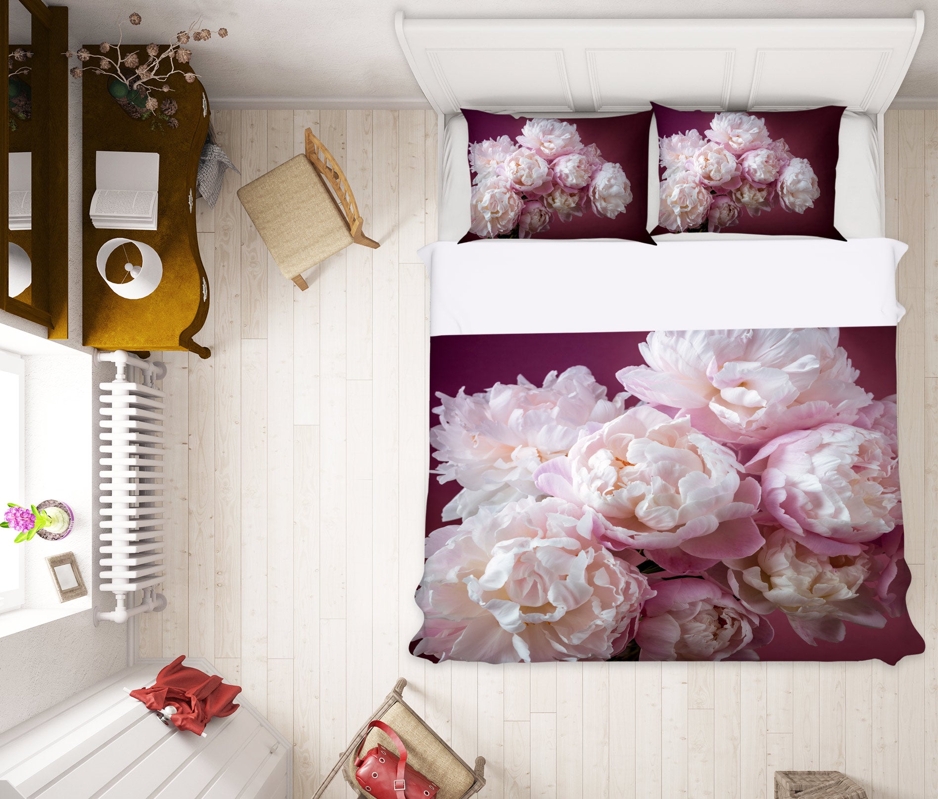 3D Pink Flower 6923 Assaf Frank Bedding Bed Pillowcases Quilt Cover Duvet Cover