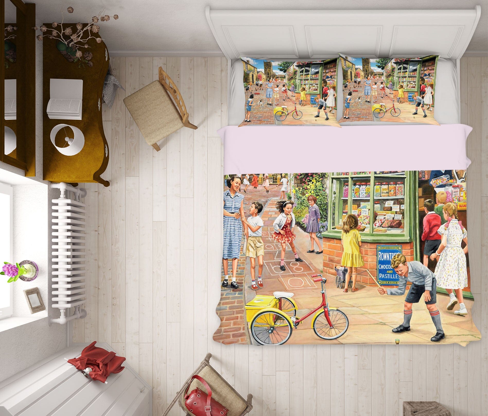 3D The Sweet Shop 2068 Trevor Mitchell bedding Bed Pillowcases Quilt Quiet Covers AJ Creativity Home