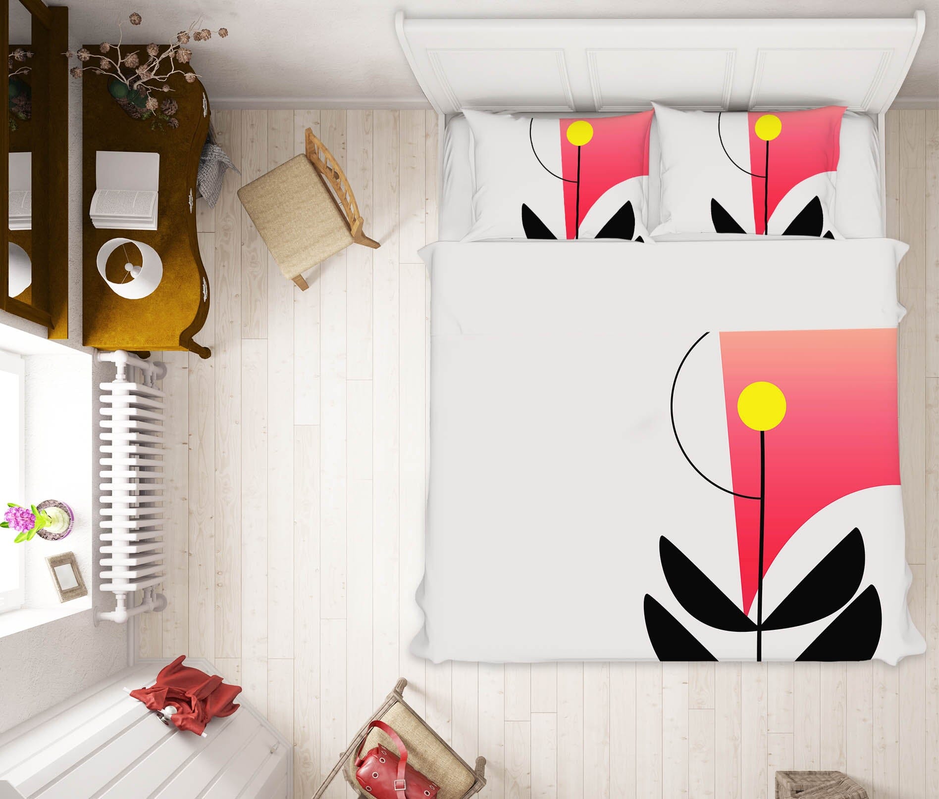 3D Pink Graphics 202 Boris Draschoff Bedding Bed Pillowcases Quilt Quiet Covers AJ Creativity Home
