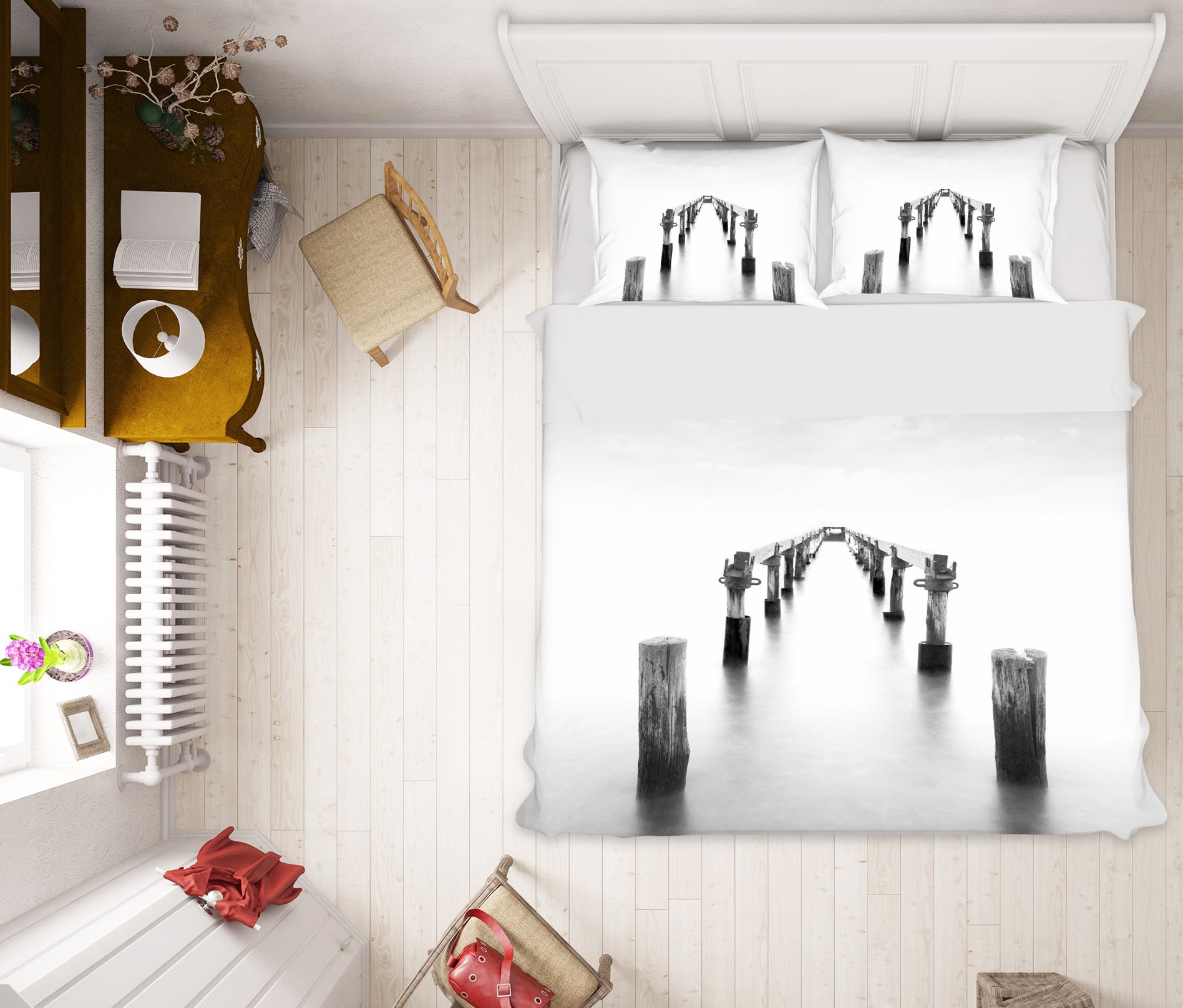 3D Infinity Pier 036 Marco Carmassi Bedding Bed Pillowcases Quilt