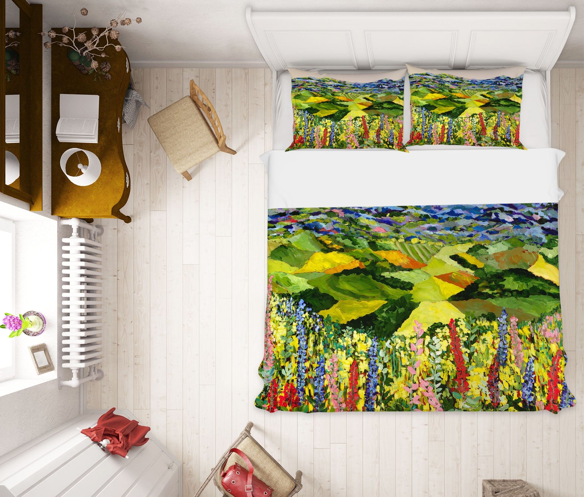 3D Hanada Hillside 1019 Allan P. Friedlander Bedding Bed Pillowcases Quilt Quiet Covers AJ Creativity Home