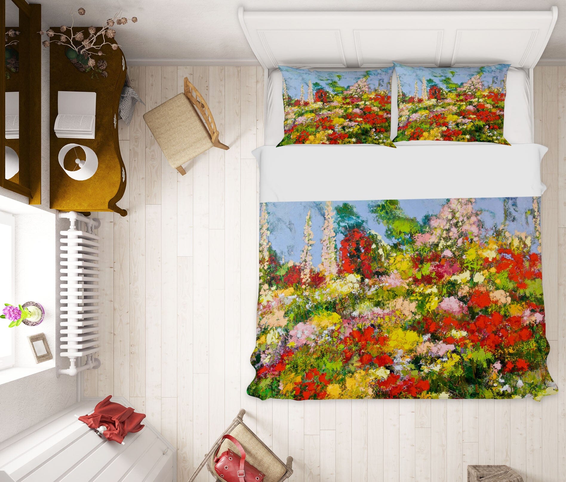 3D Overgrown Painting 1073 Allan P. Friedlander Bedding Bed Pillowcases Quilt Quiet Covers AJ Creativity Home