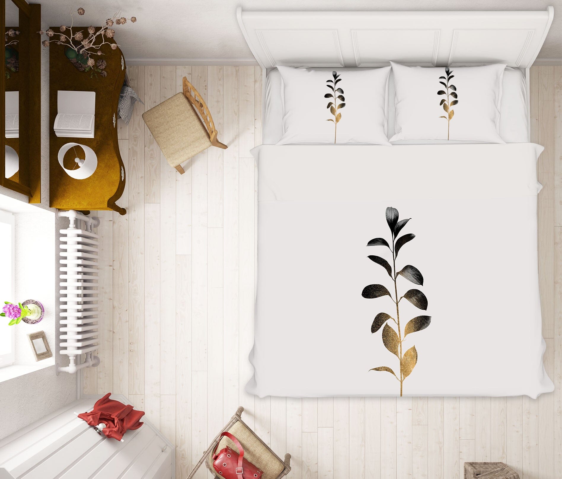 3D Golden Grass 184 Boris Draschoff Bedding Bed Pillowcases Quilt Quiet Covers AJ Creativity Home