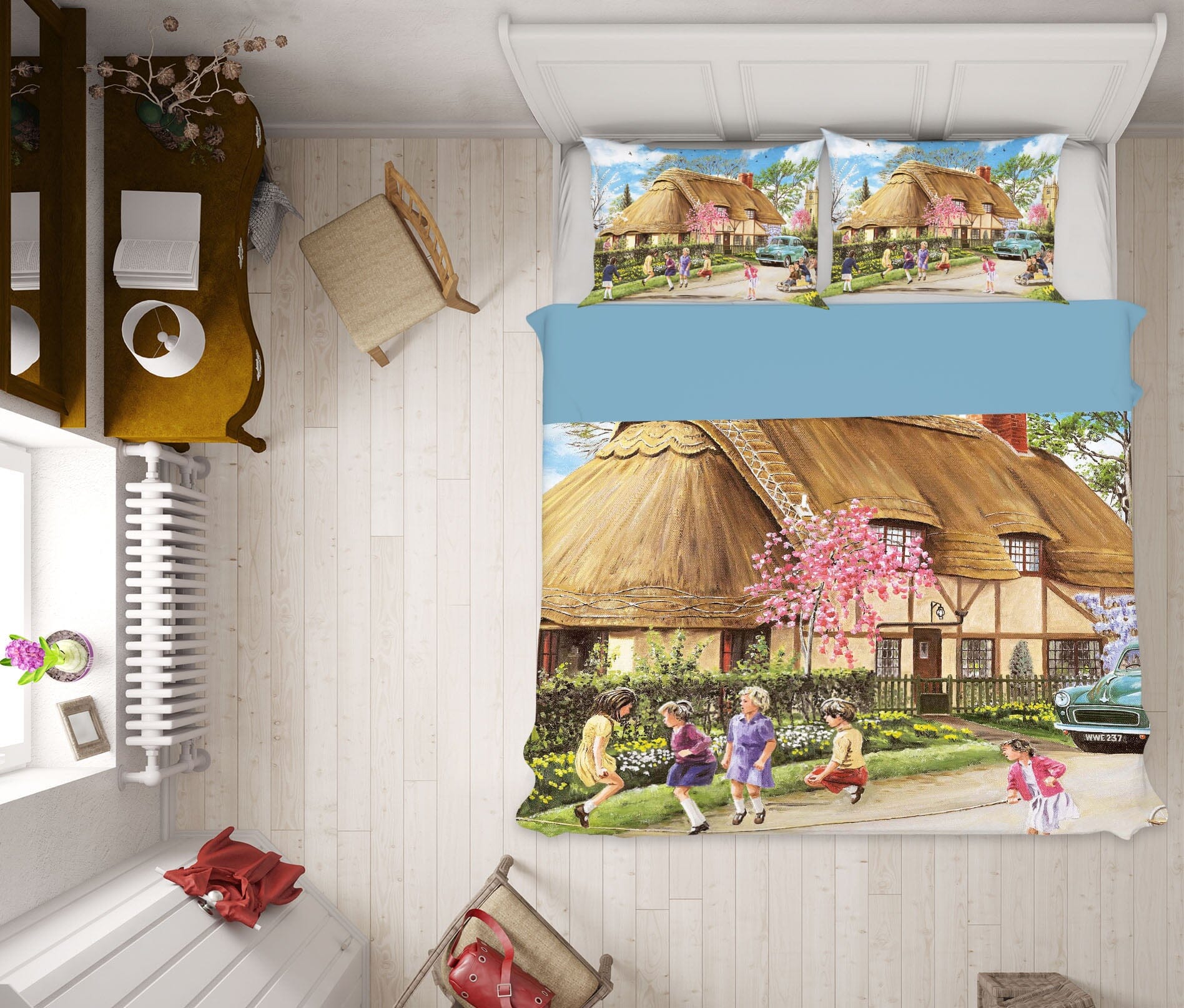 3D Spring In Their Heels 2052 Trevor Mitchell bedding Bed Pillowcases Quilt Quiet Covers AJ Creativity Home