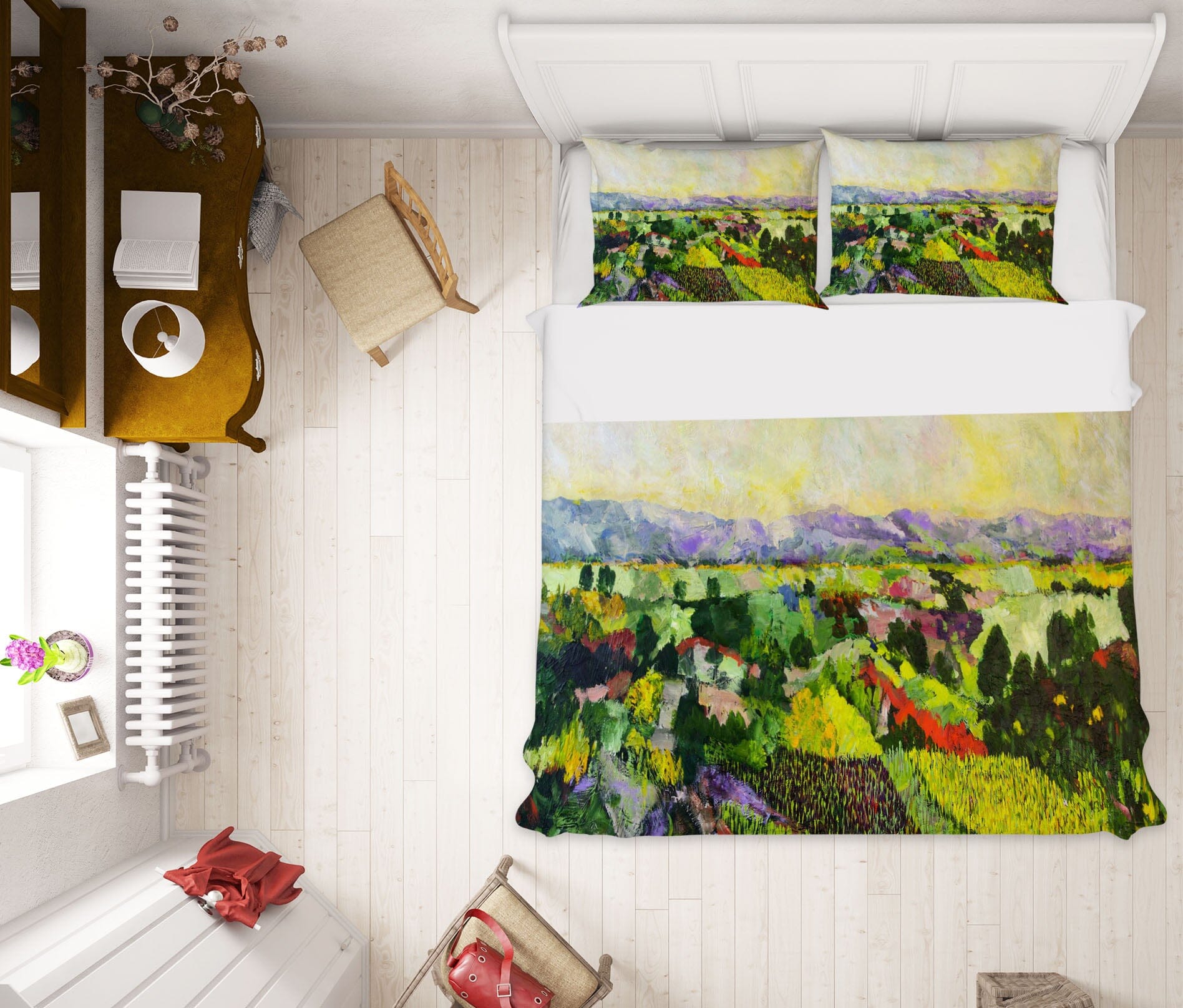 3D Woods Canyon 1083 Allan P. Friedlander Bedding Bed Pillowcases Quilt Quiet Covers AJ Creativity Home