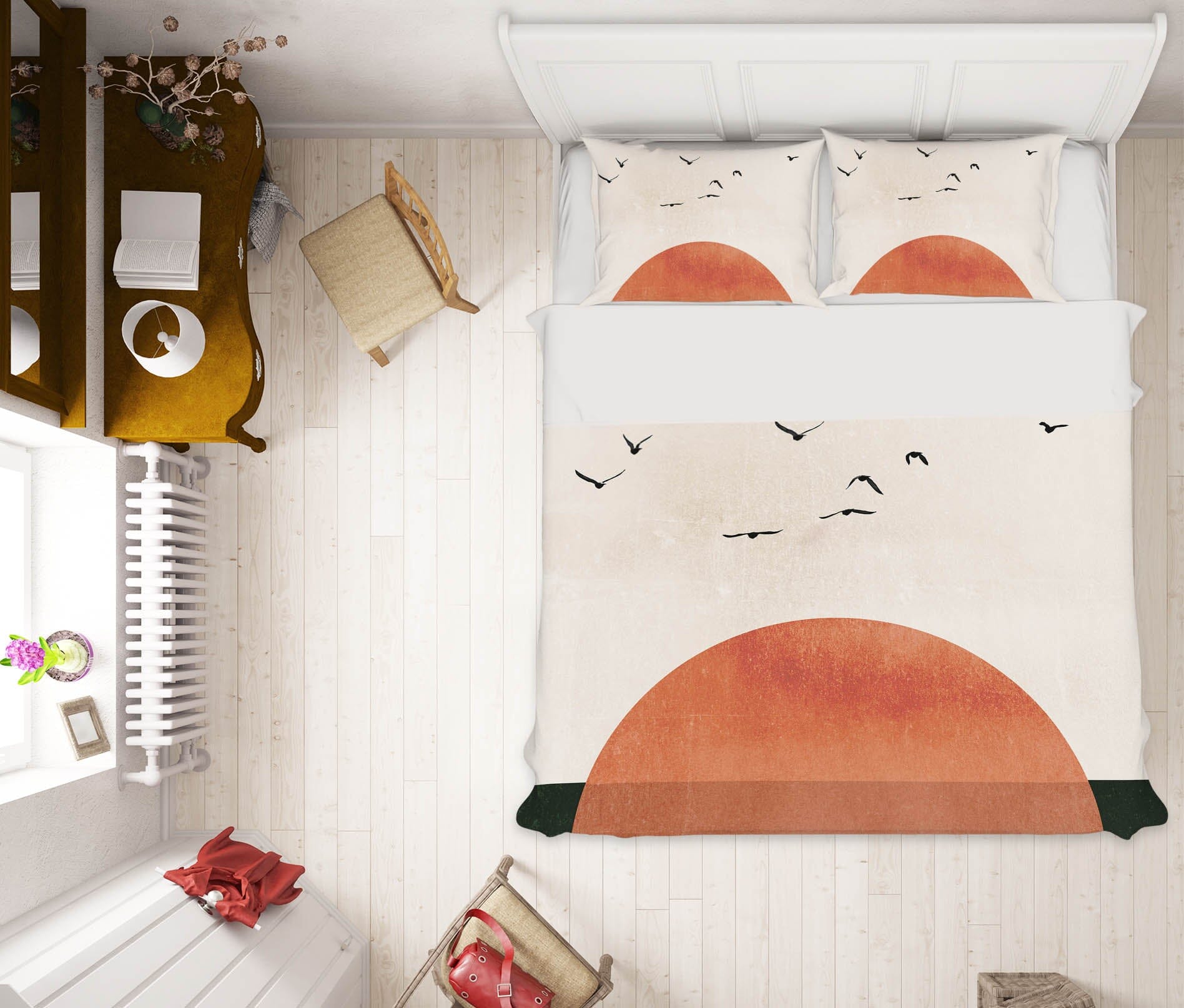 3D Sunset Sea 204 Boris Draschoff Bedding Bed Pillowcases Quilt Quiet Covers AJ Creativity Home