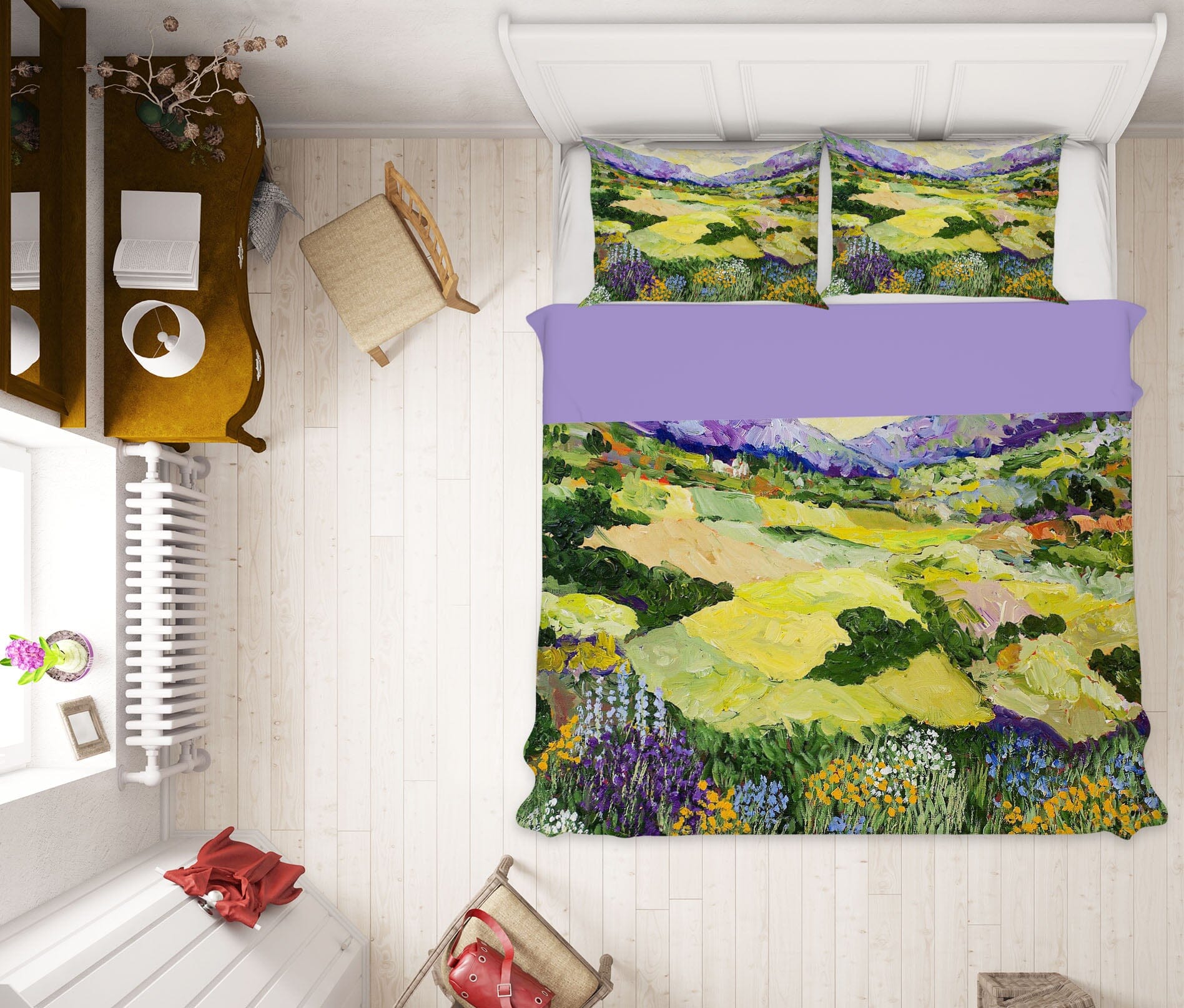 3D Cool Grass 1045 Allan P. Friedlander Bedding Bed Pillowcases Quilt Quiet Covers AJ Creativity Home