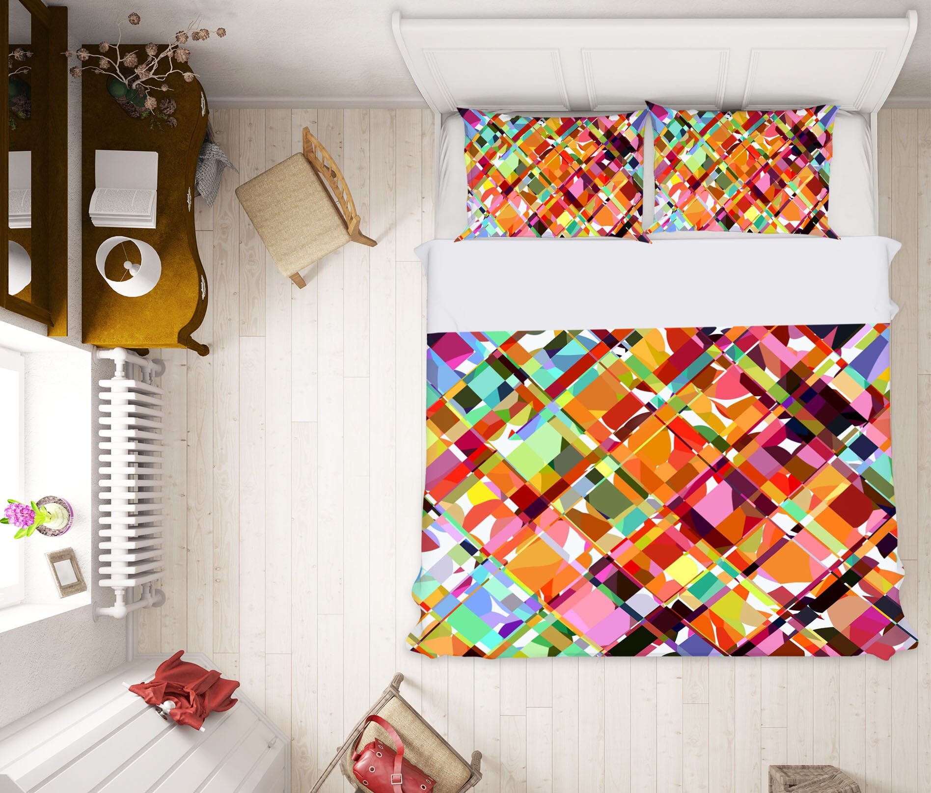 3D Dazzling Color 2004 Shandra Smith Bedding Bed Pillowcases Quilt Quiet Covers AJ Creativity Home