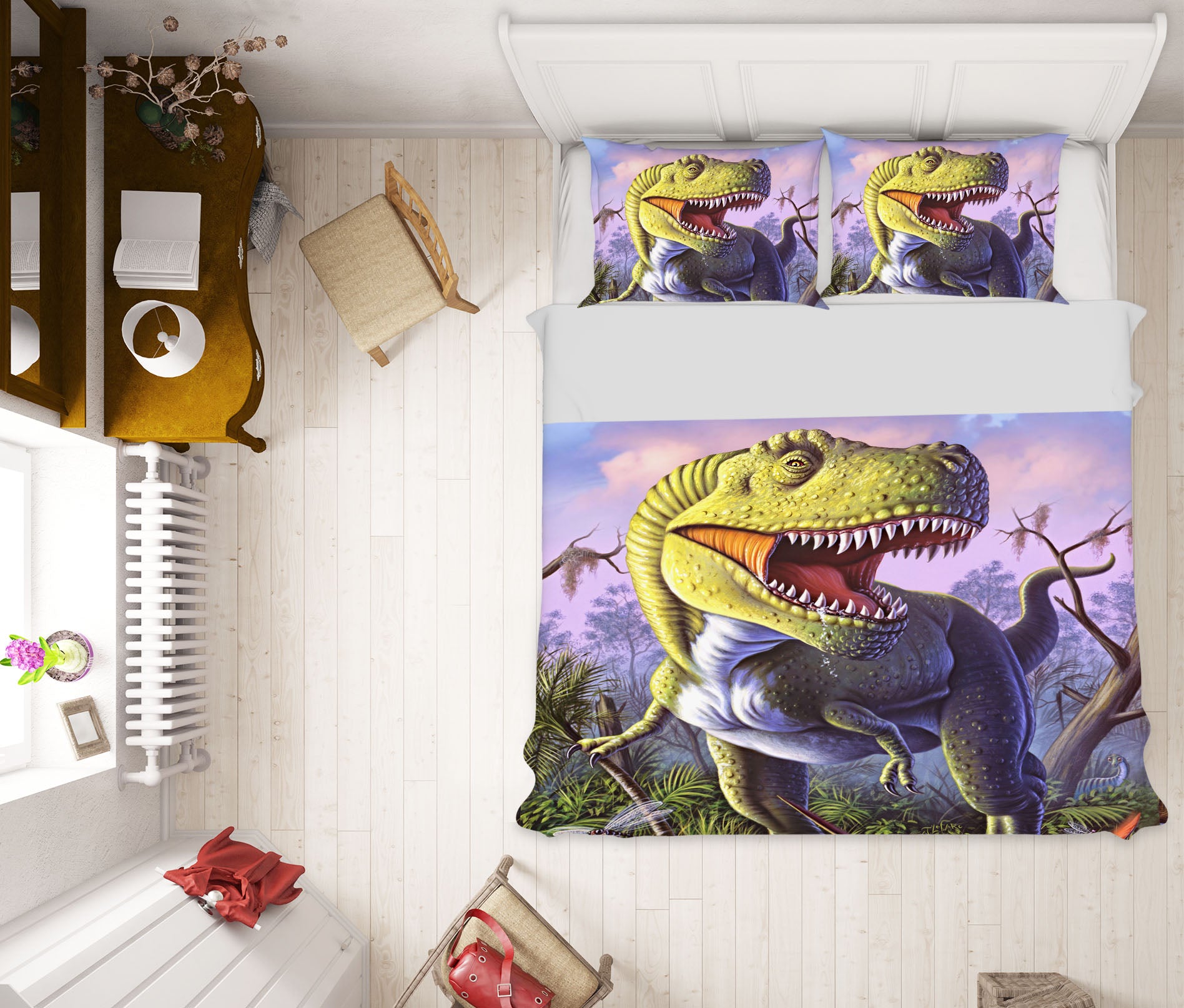 3D Dinosaur 18061 Jerry LoFaro bedding Bed Pillowcases Quilt