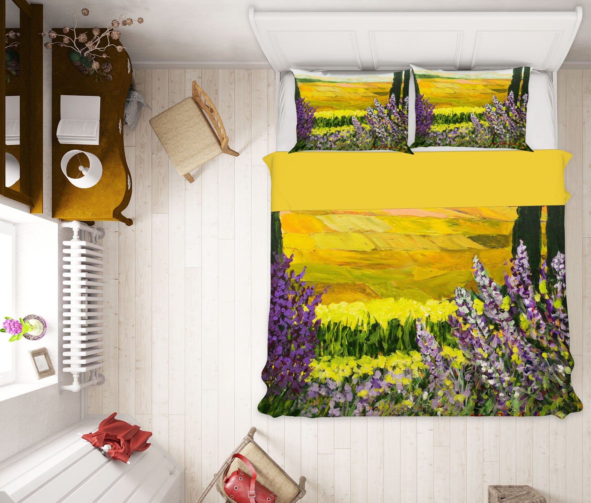 3D Golden Acres 1123 Allan P. Friedlander Bedding Bed Pillowcases Quilt Quiet Covers AJ Creativity Home
