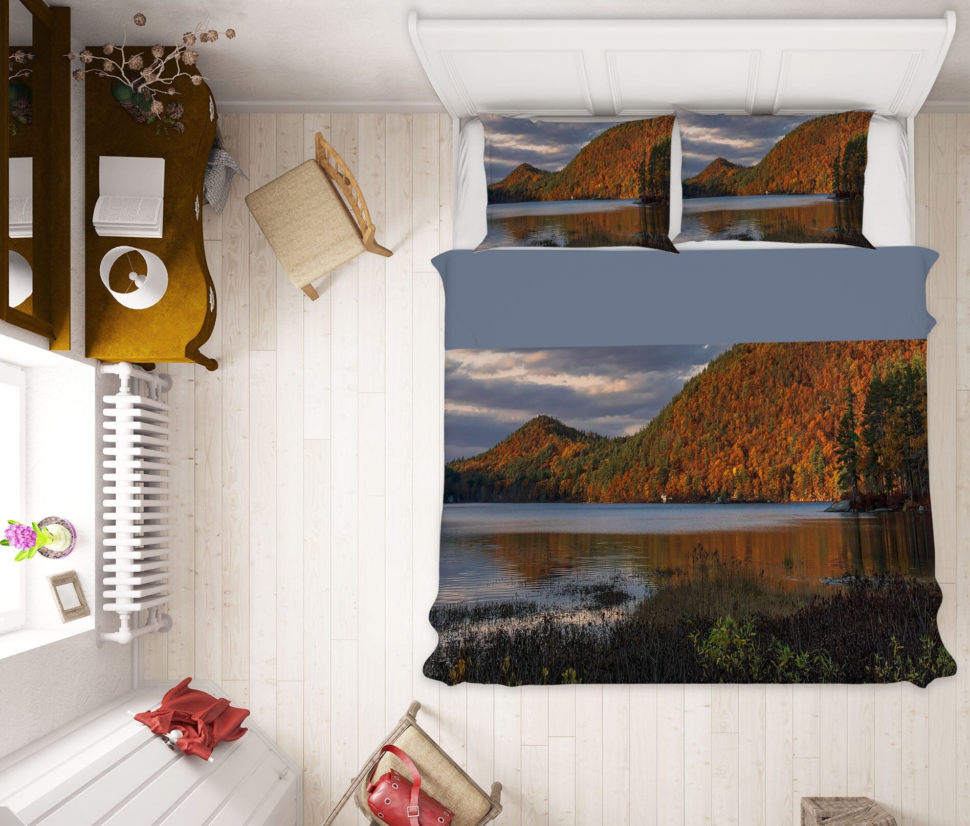 3D Sunset Hill 1027 Jerry LoFaro bedding Bed Pillowcases Quilt Quiet Covers AJ Creativity Home