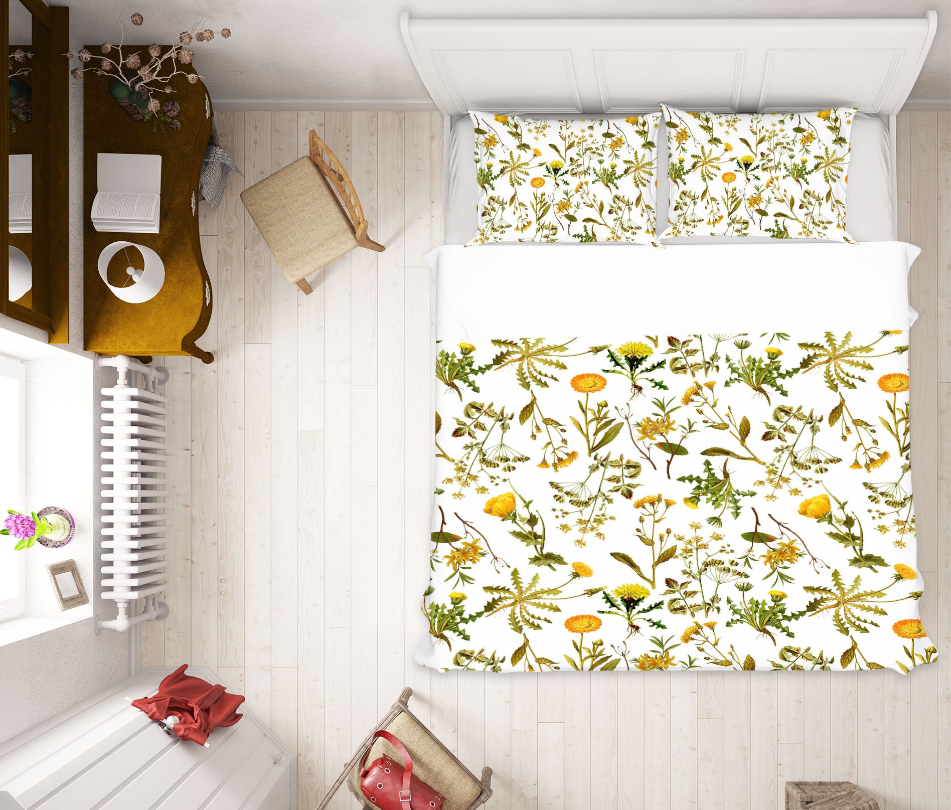 3D Leaf Pattern 18205 Uta Naumann Bedding Bed Pillowcases Quilt