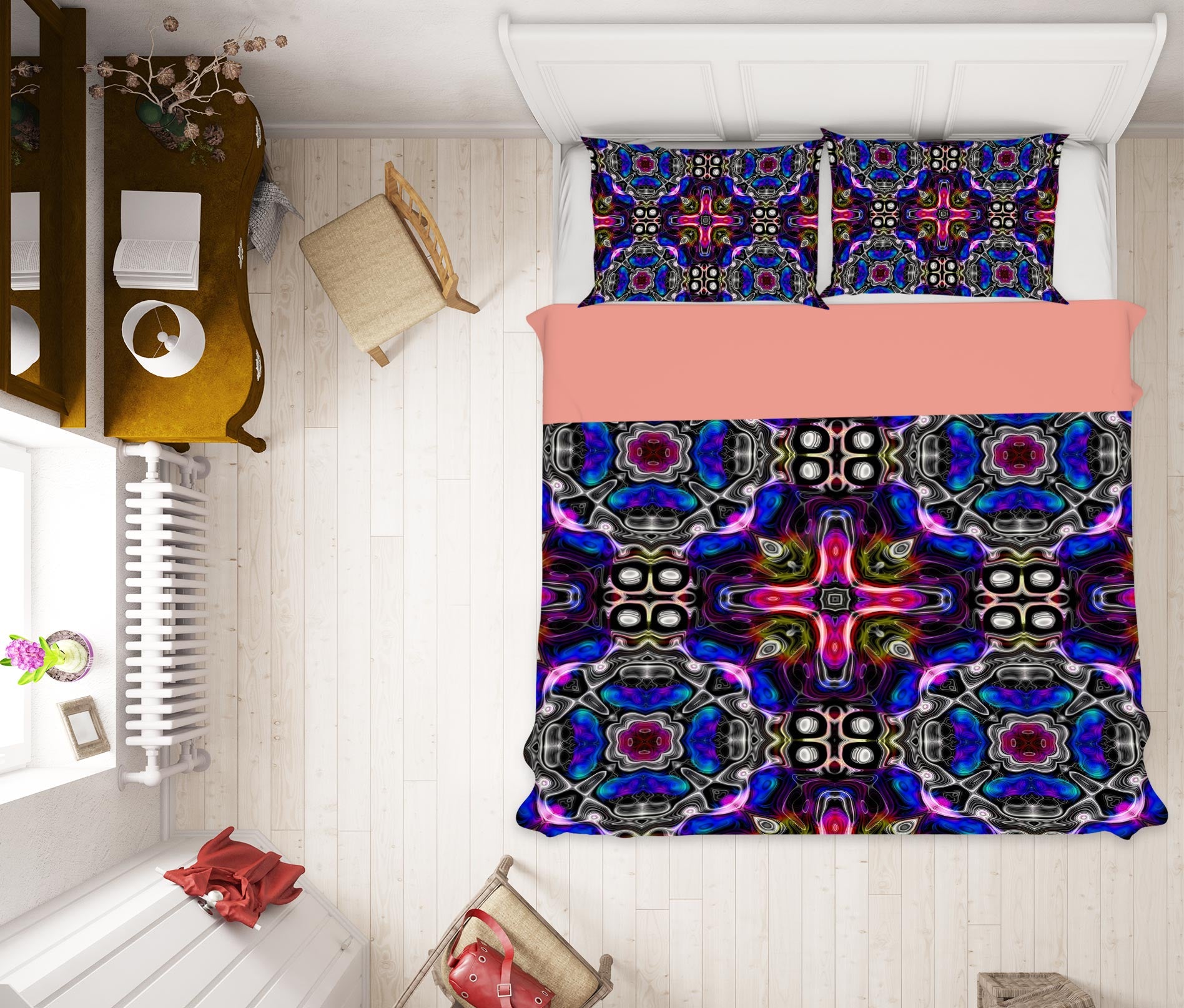 3D Pattern Lines 13213 Bed Pillowcases Quilt