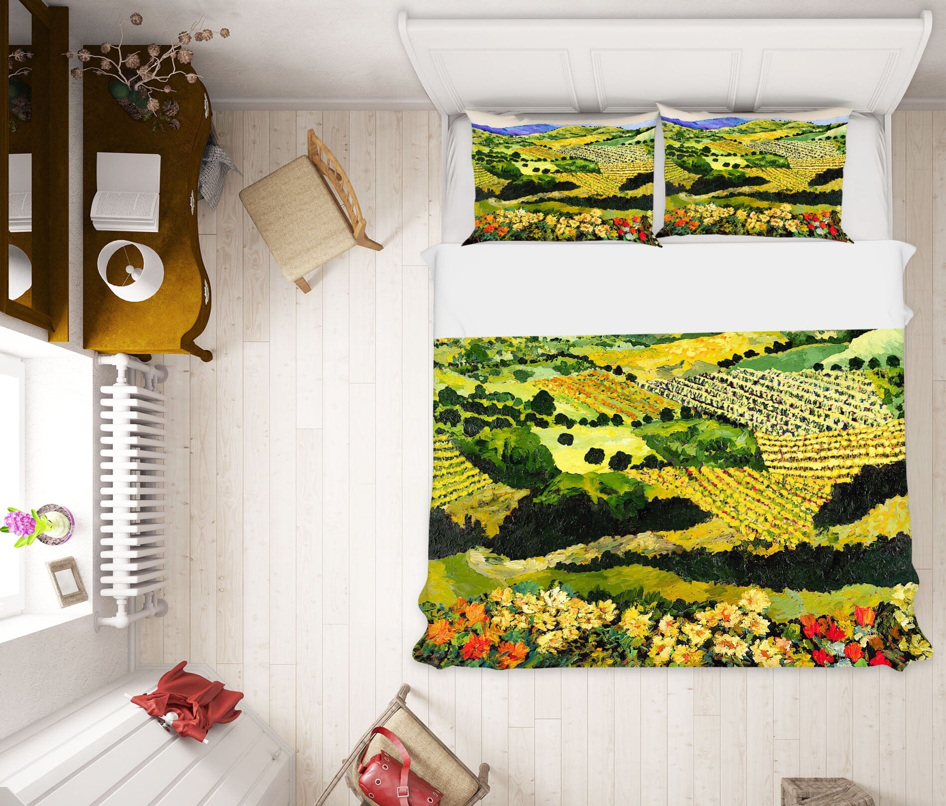 3D Autumn Idyllic 1011 Allan P. Friedlander Bedding Bed Pillowcases Quilt Quiet Covers AJ Creativity Home