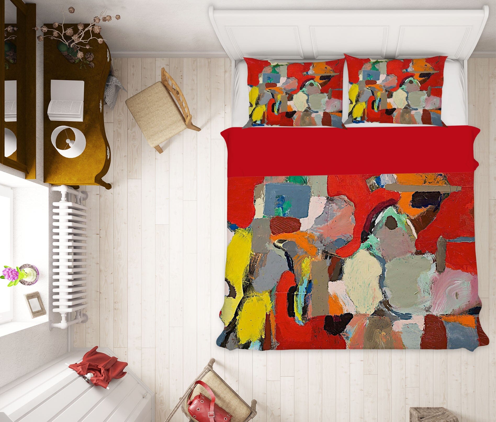 3D Graphic Pigment 1031 Allan P. Friedlander Bedding Bed Pillowcases Quilt Quiet Covers AJ Creativity Home
