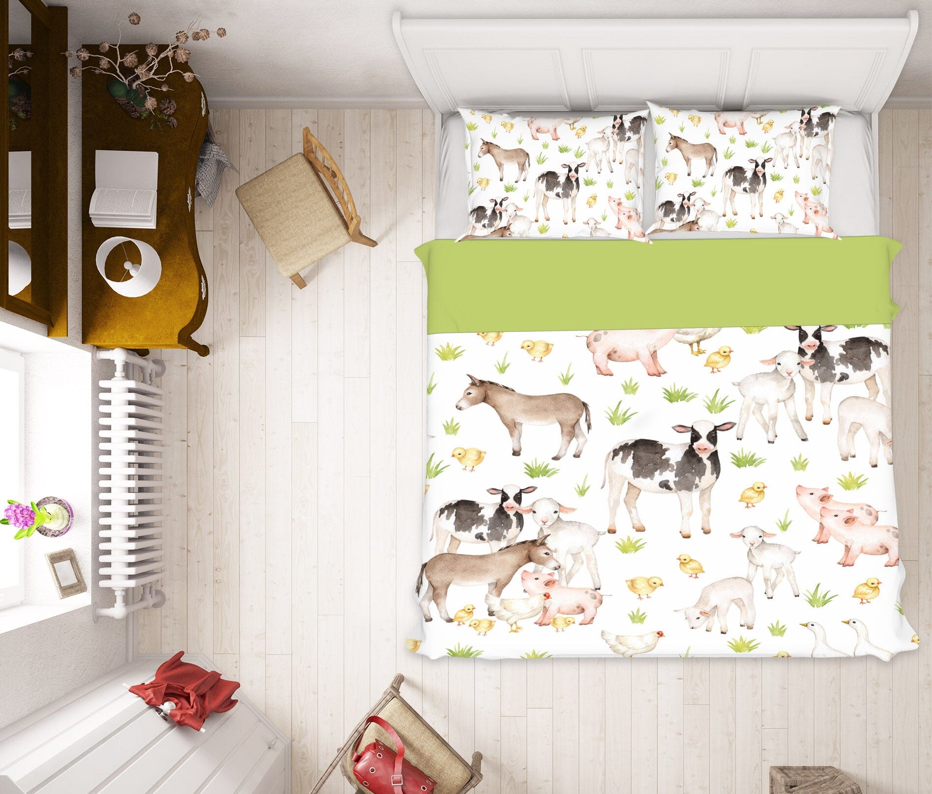 3D Cattle Sheep 227 Uta Naumann Bedding Bed Pillowcases Quilt Quiet Covers AJ Creativity Home