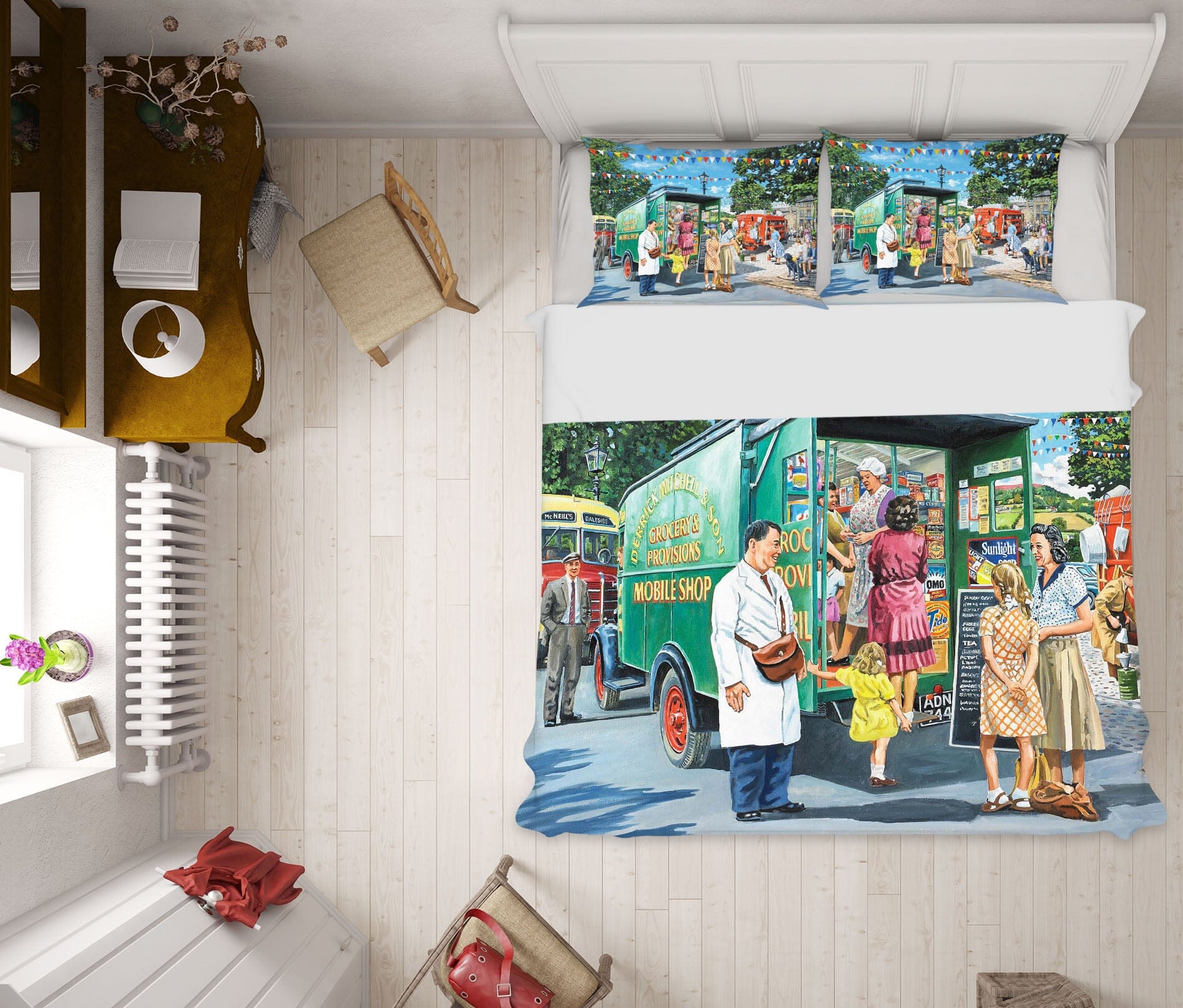 3D Mobile Shops 2040 Trevor Mitchell bedding Bed Pillowcases Quilt Quiet Covers AJ Creativity Home