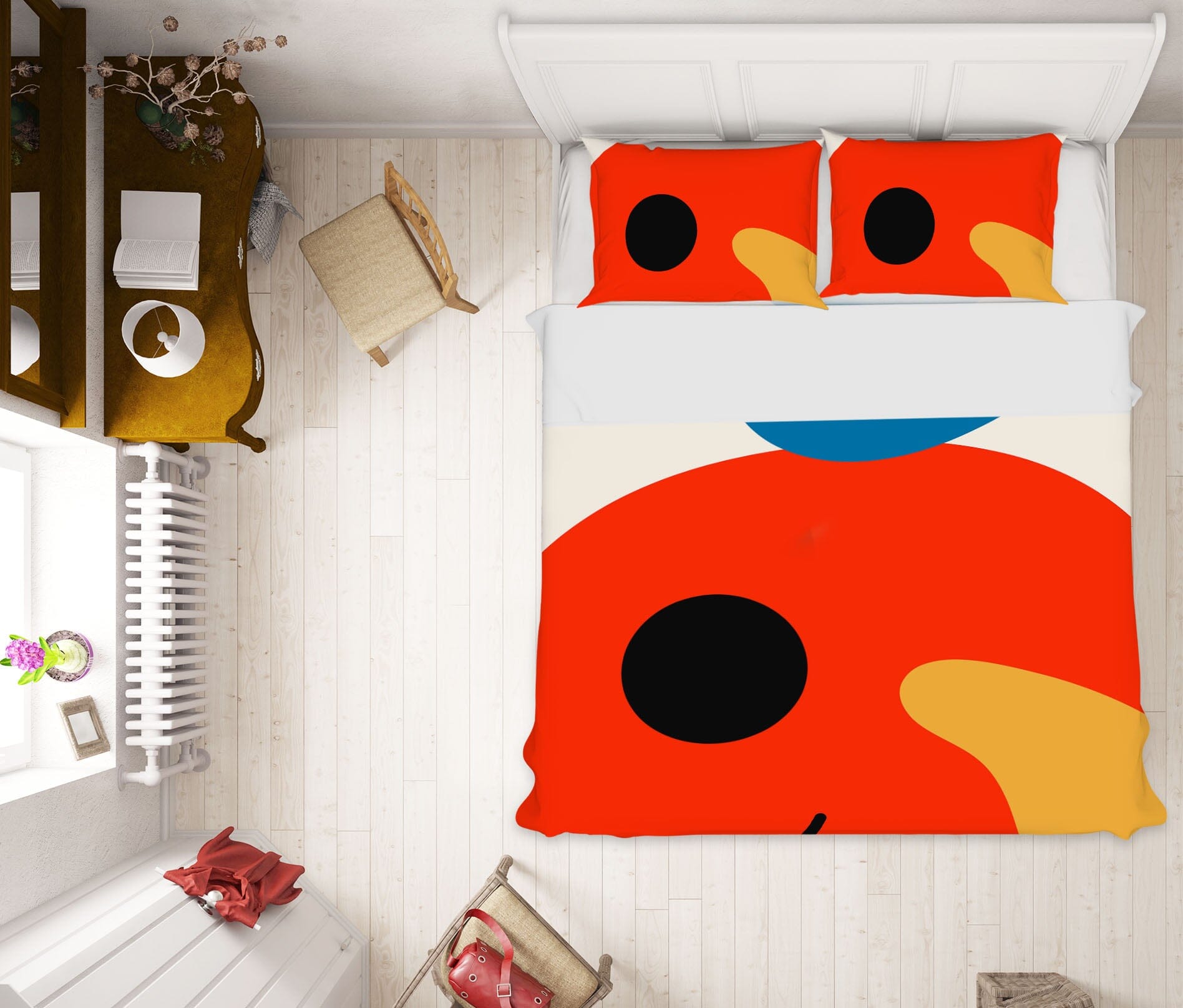 3D Red Fish Pattern 173 Boris Draschoff Bedding Bed Pillowcases Quilt Quiet Covers AJ Creativity Home