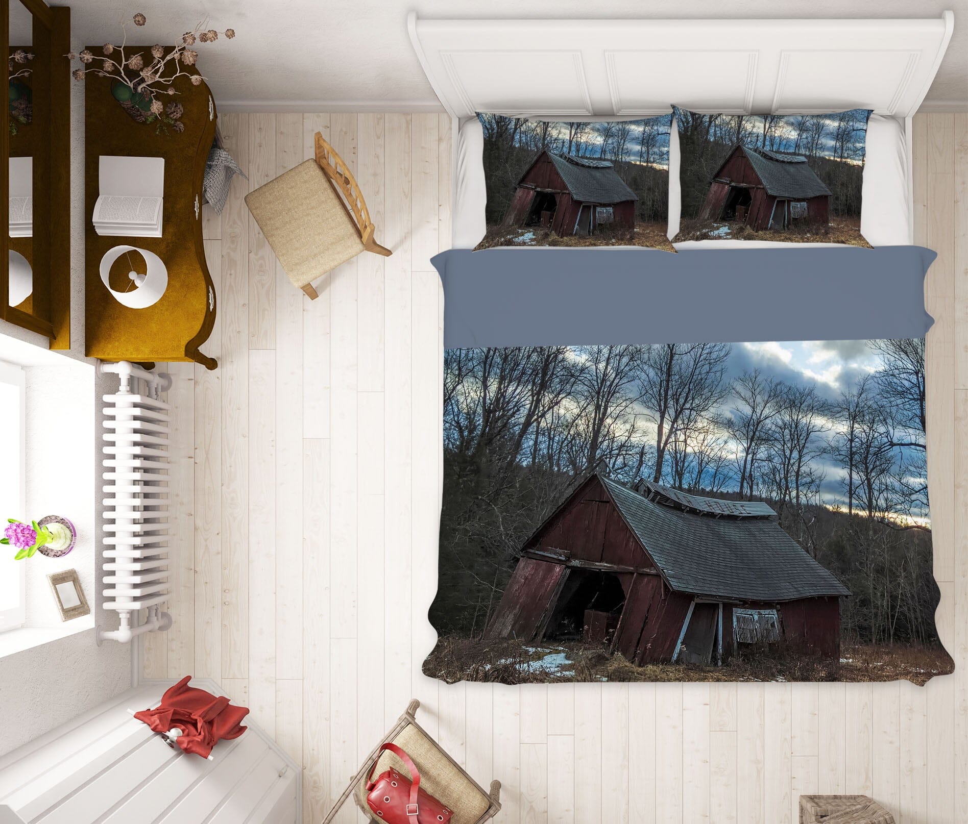 3D Sugar House 1024 Jerry LoFaro bedding Bed Pillowcases Quilt Quiet Covers AJ Creativity Home