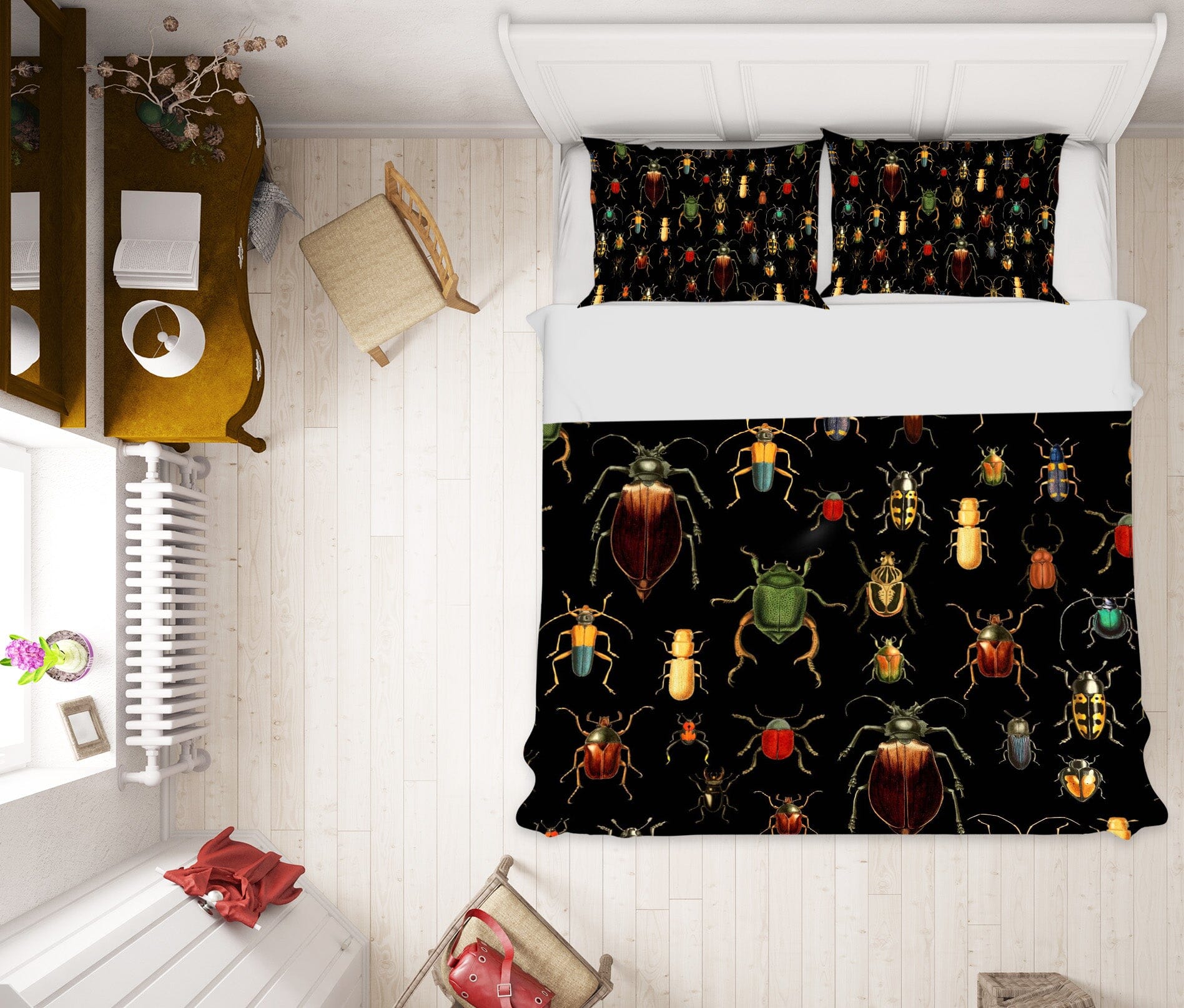 3D Insect Specimen 121 Uta Naumann Bedding Bed Pillowcases Quilt Quiet Covers AJ Creativity Home