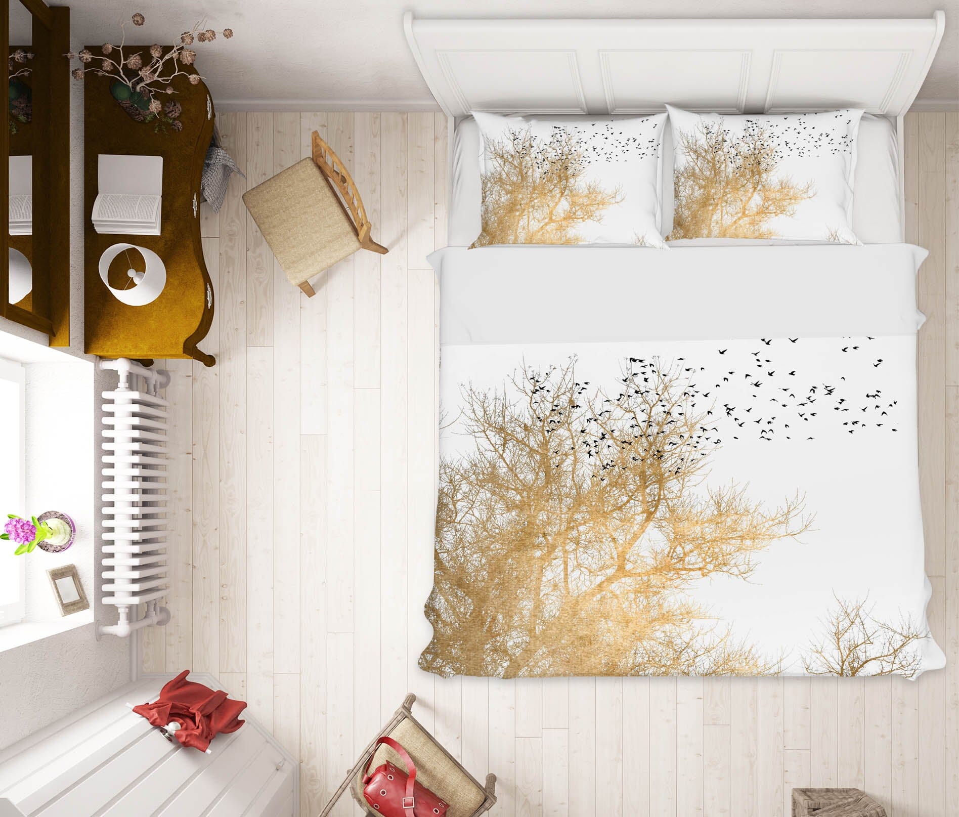 3D Golden Woods 150 Boris Draschoff Bedding Bed Pillowcases Quilt Quiet Covers AJ Creativity Home