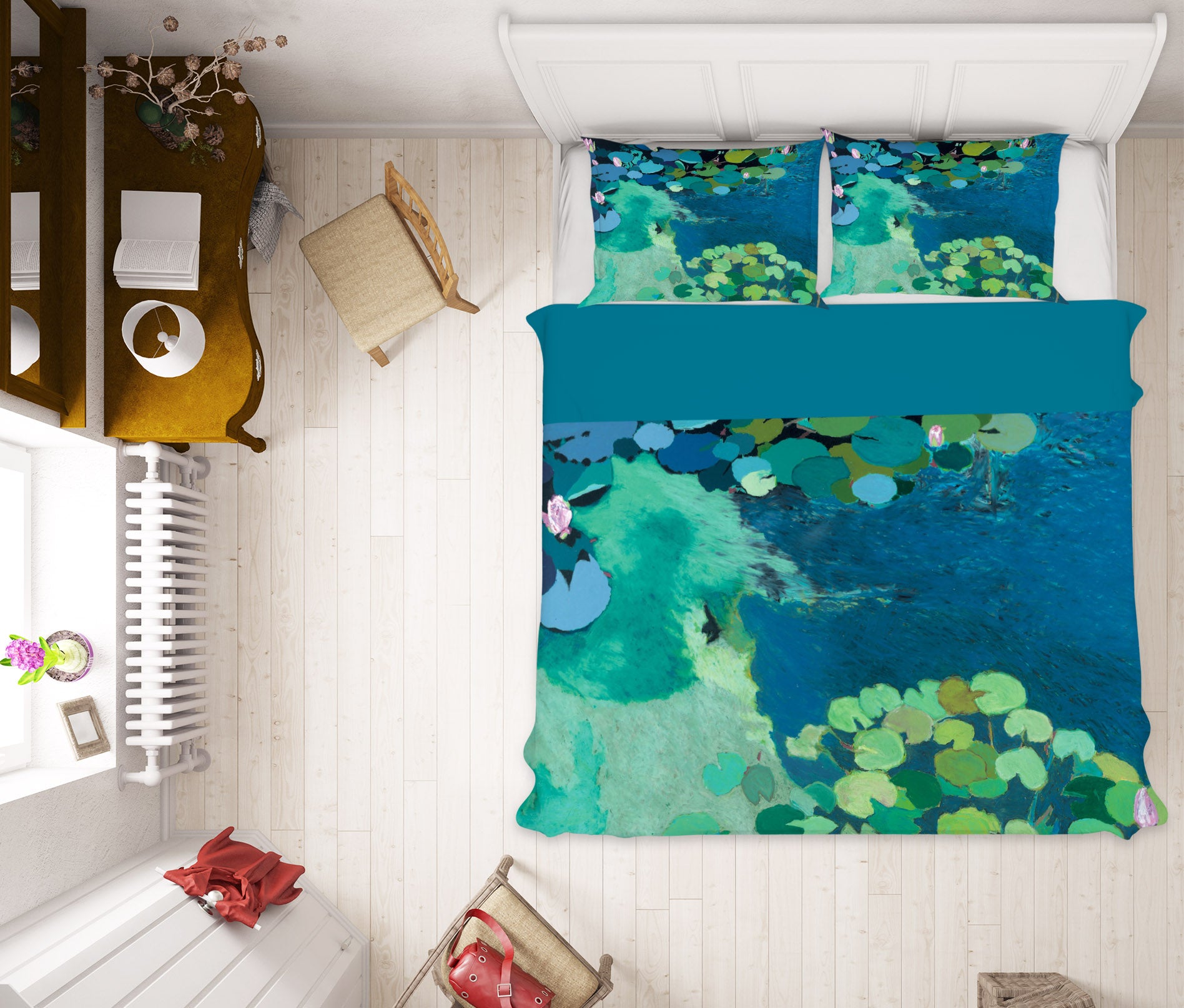 3D Moonlit Shadows 1110 Allan P. Friedlander Bedding Bed Pillowcases Quilt