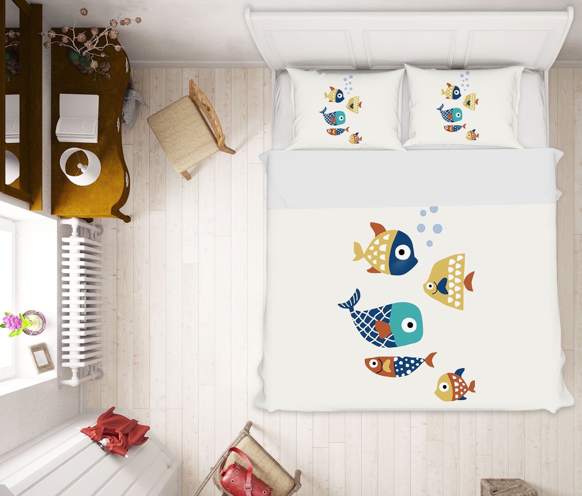 3D Cartoon Fish 177 Boris Draschoff Bedding Bed Pillowcases Quilt Quiet Covers AJ Creativity Home