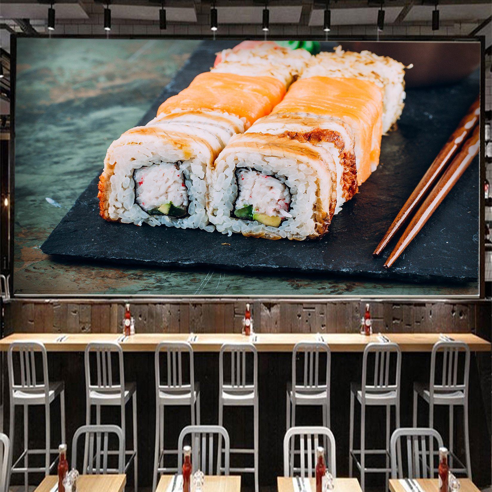 3D Sushi Steak 096 Wallpaper AJ Wallpaper