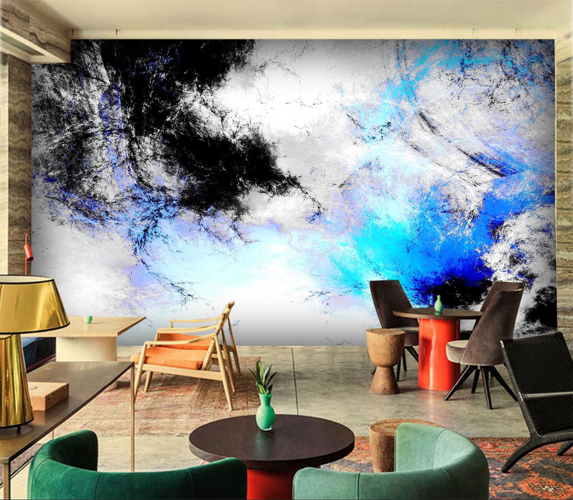 3D Abstract Art 011 Wall Murals
