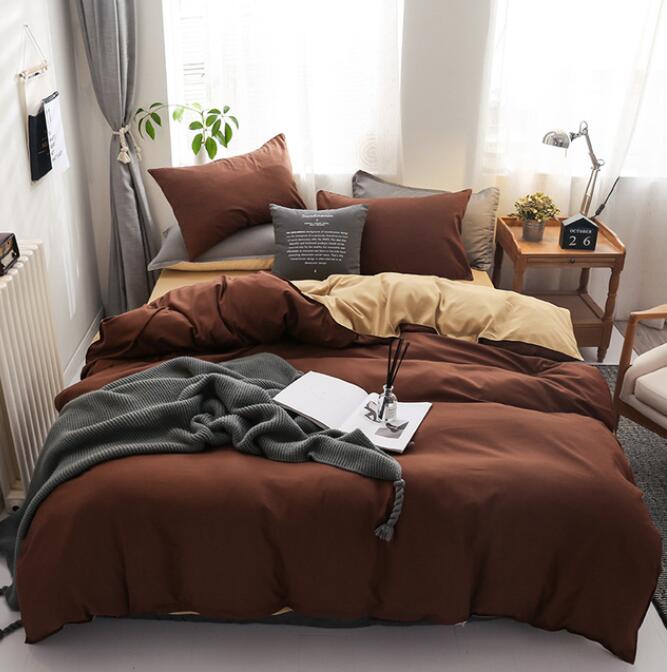 3D Dark Brown Light Brown 12110 Bed Pillowcases Quilt