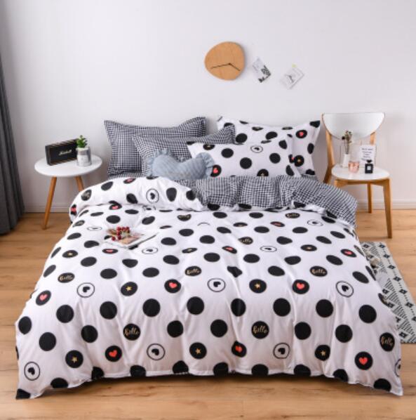 3D Black Dots 5178 Bed Pillowcases Quilt